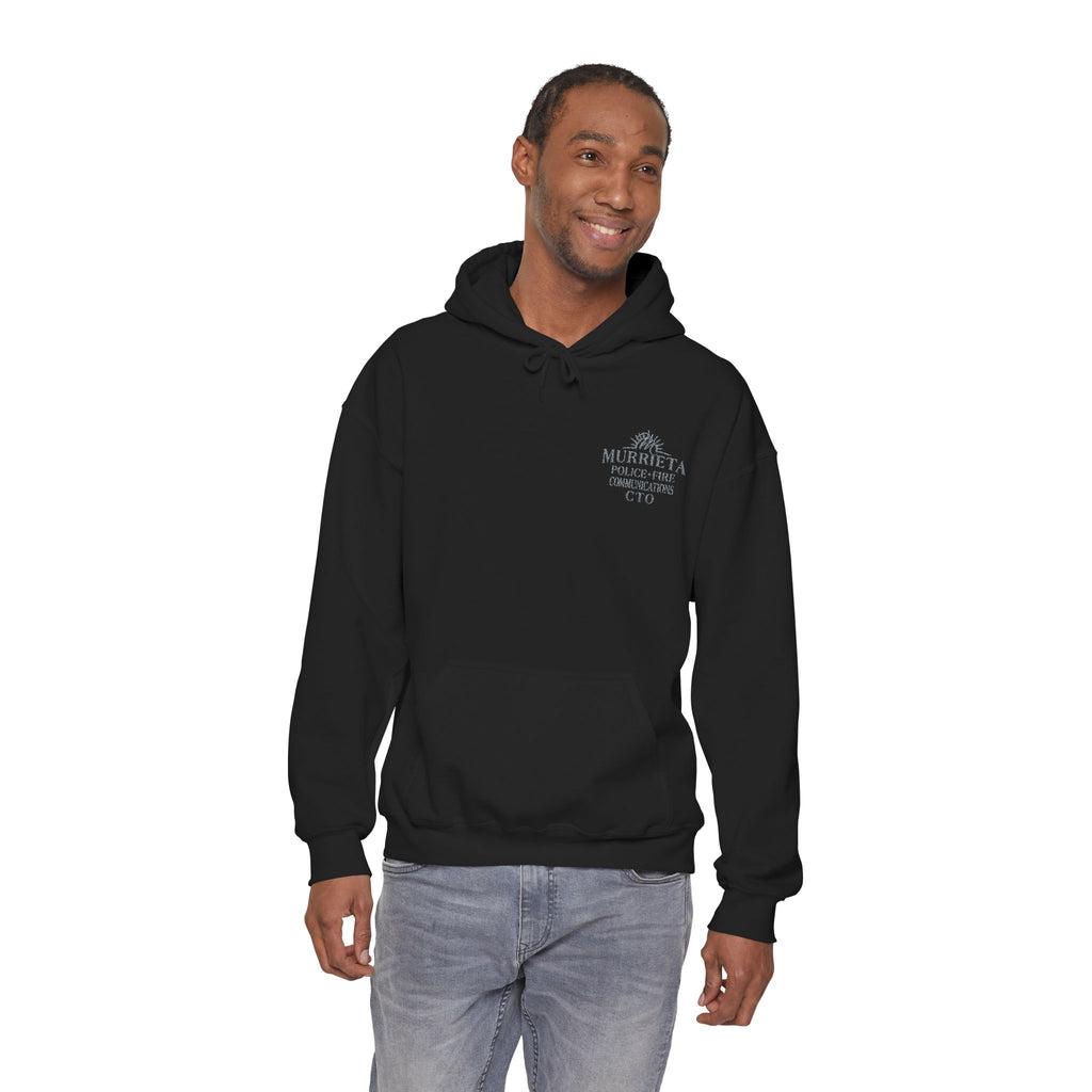 MPD CTO Embroirdered Unisex Pullover Hoodie with Front Pocket