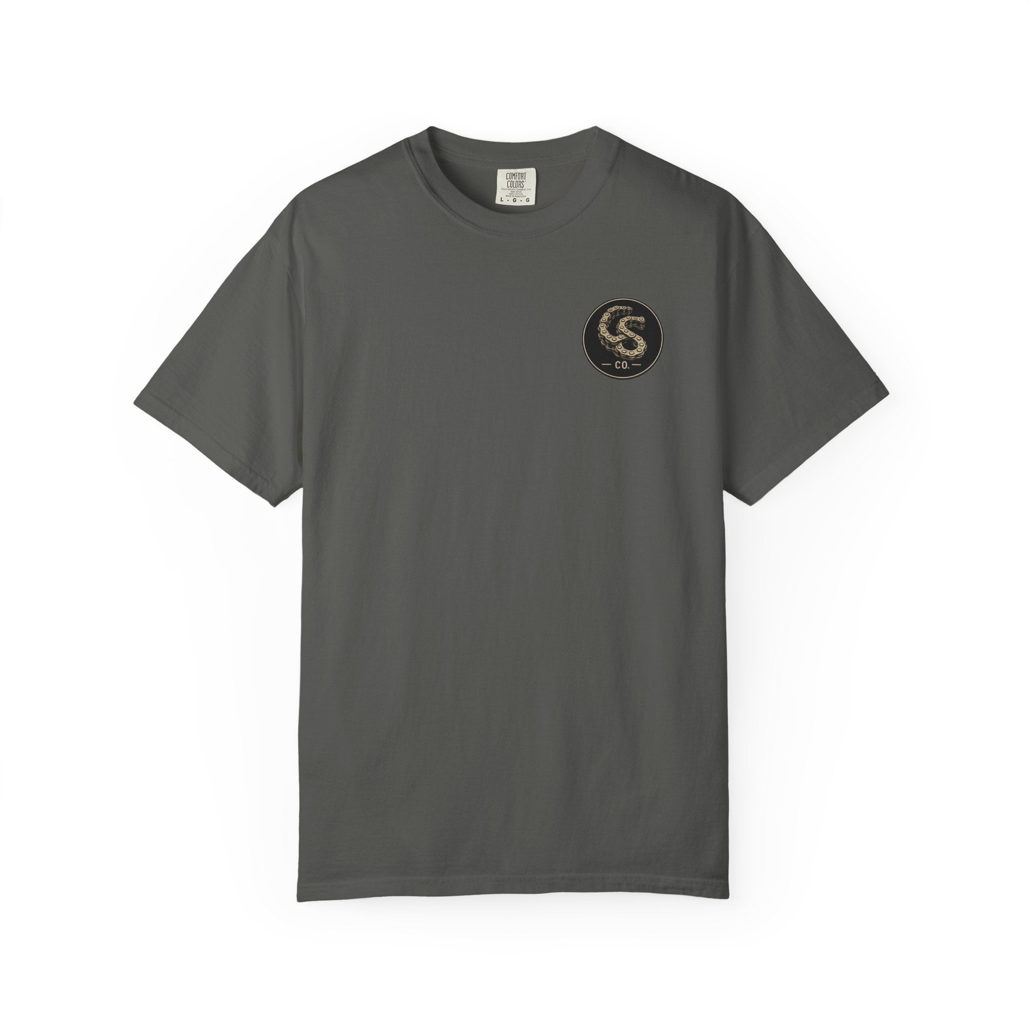 Alien Abduction Motorcycle T‑Shirt — Sci‑Fi Desert Rider Tee