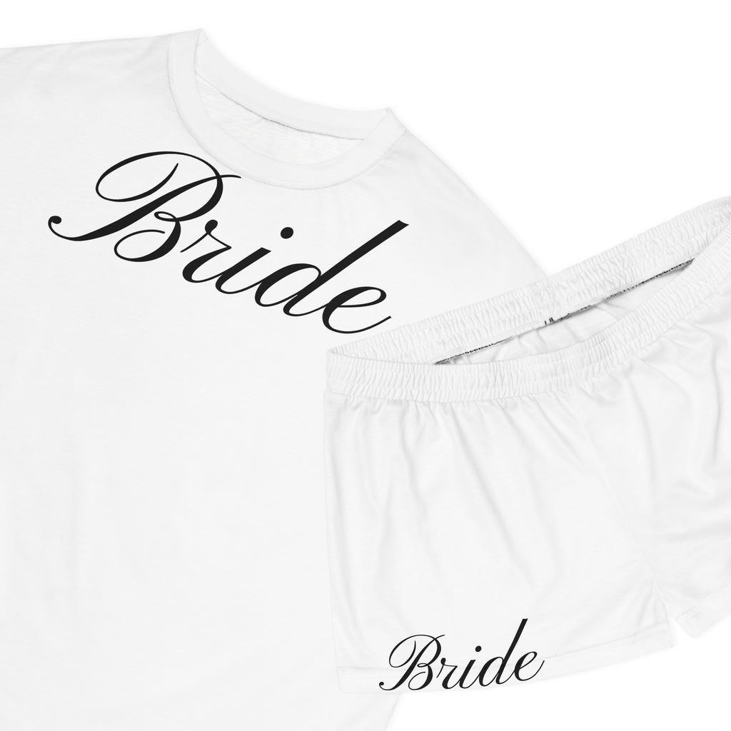 Personalized Short Pajama Set — Bridal Party Bachelorette & Wedding Sleepwear