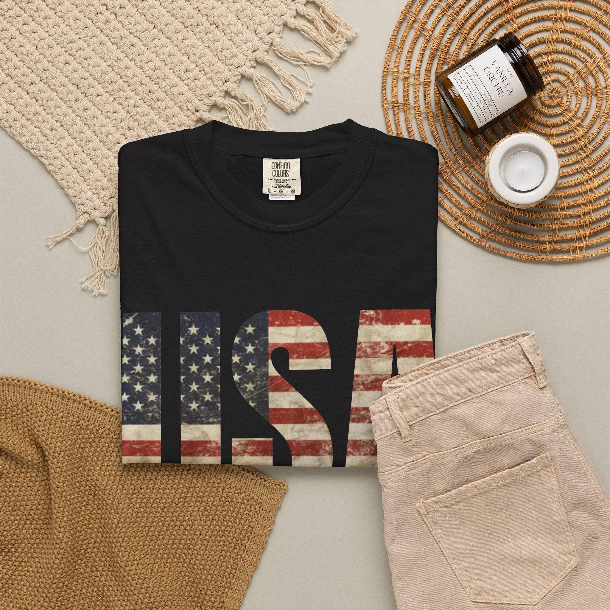 USA Since 1776 Vintage Flag T-Shirt
