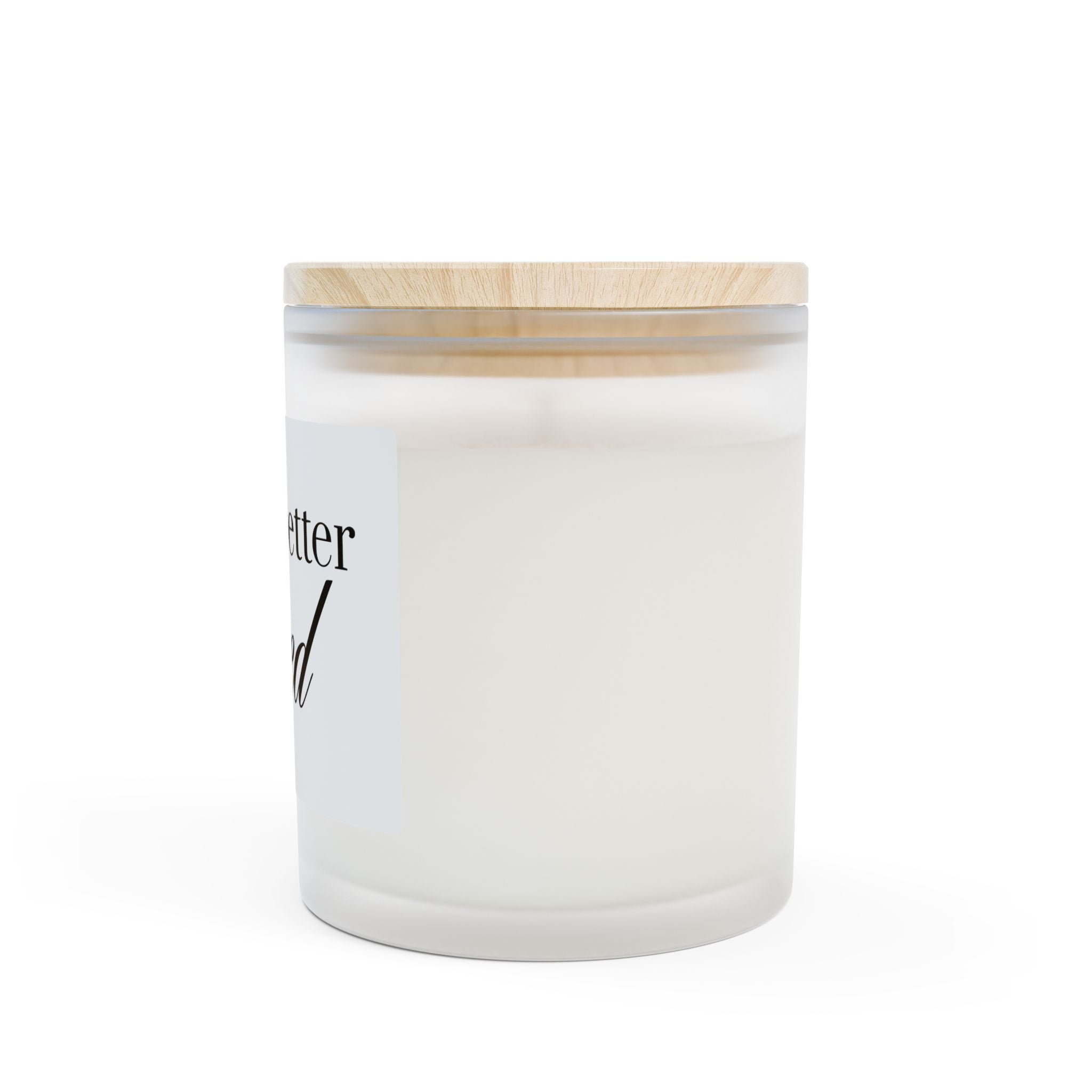 Retired Life Candle — Frosted Glass 11oz ("life is better retired")