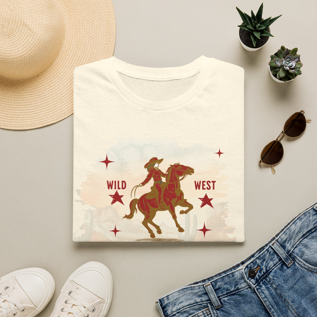 Western Cowgirl T-Shirt — Adventurous Cowgirl Graphic Tee