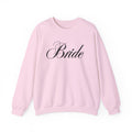 Bride Script Sweatshirt — Bridal Crewneck Pullover for Bachelorette & Wedding Day