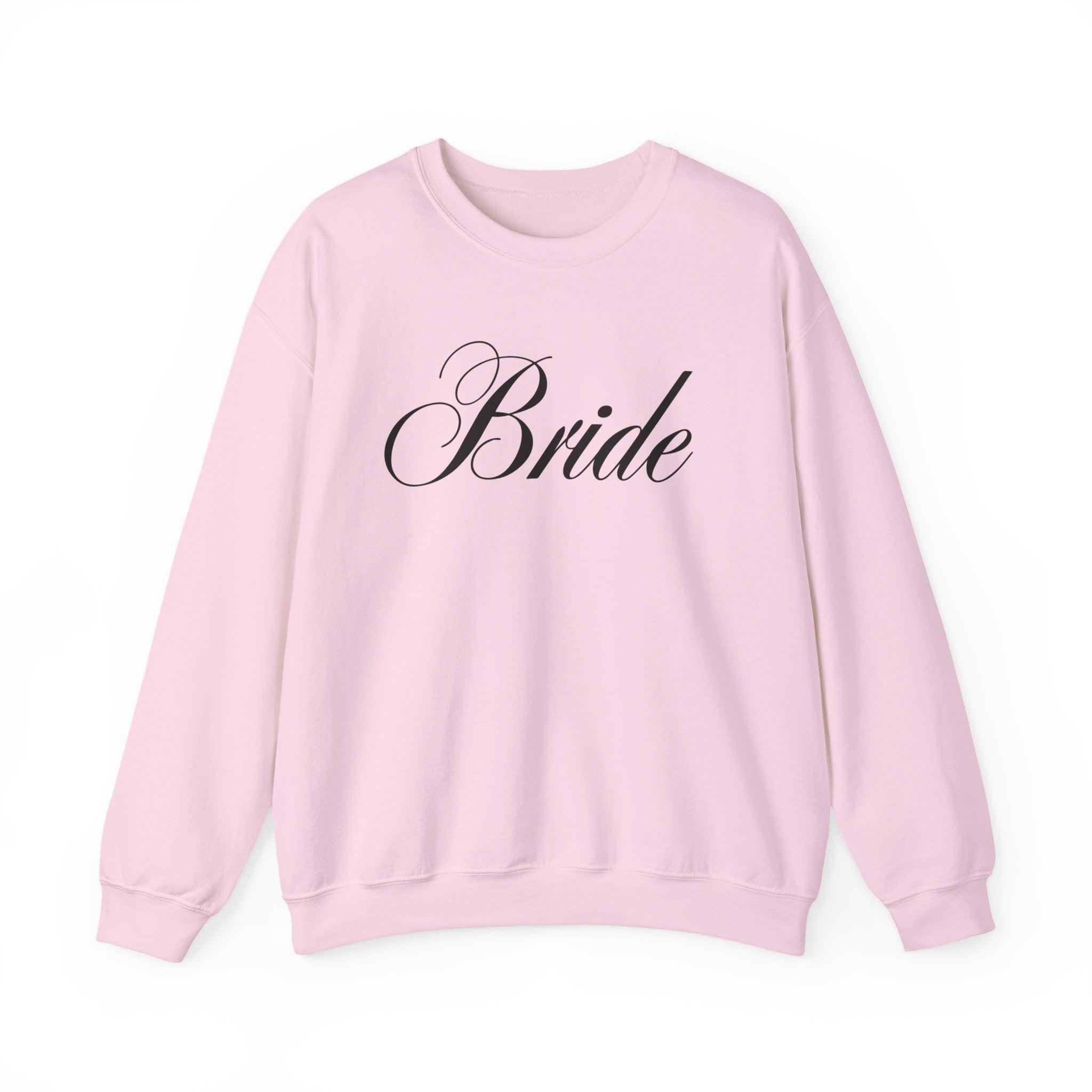 Bride Script Sweatshirt — Bridal Crewneck Pullover for Bachelorette & Wedding Day