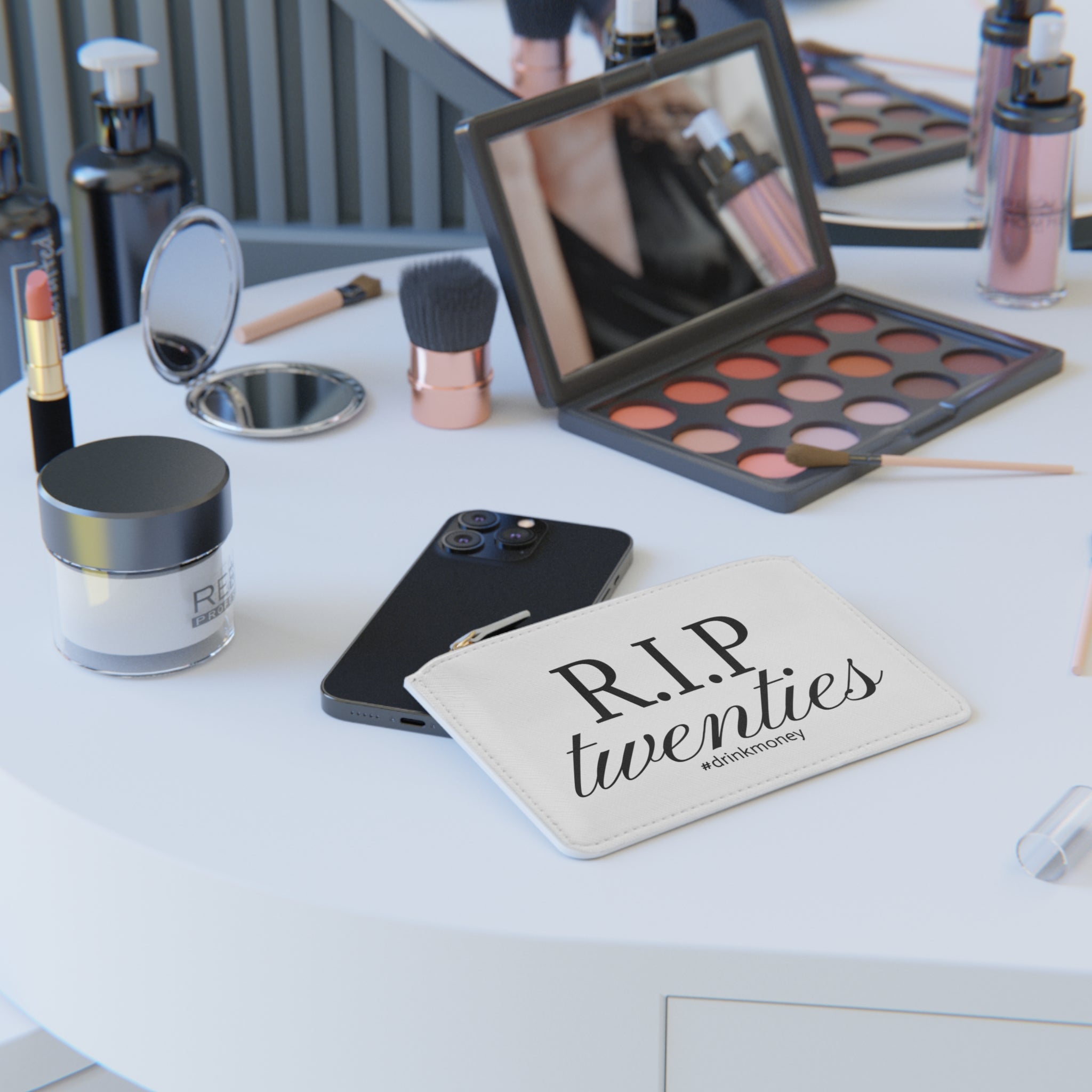 Mini Clutch — "R.I.P Thirties" Kiss Print