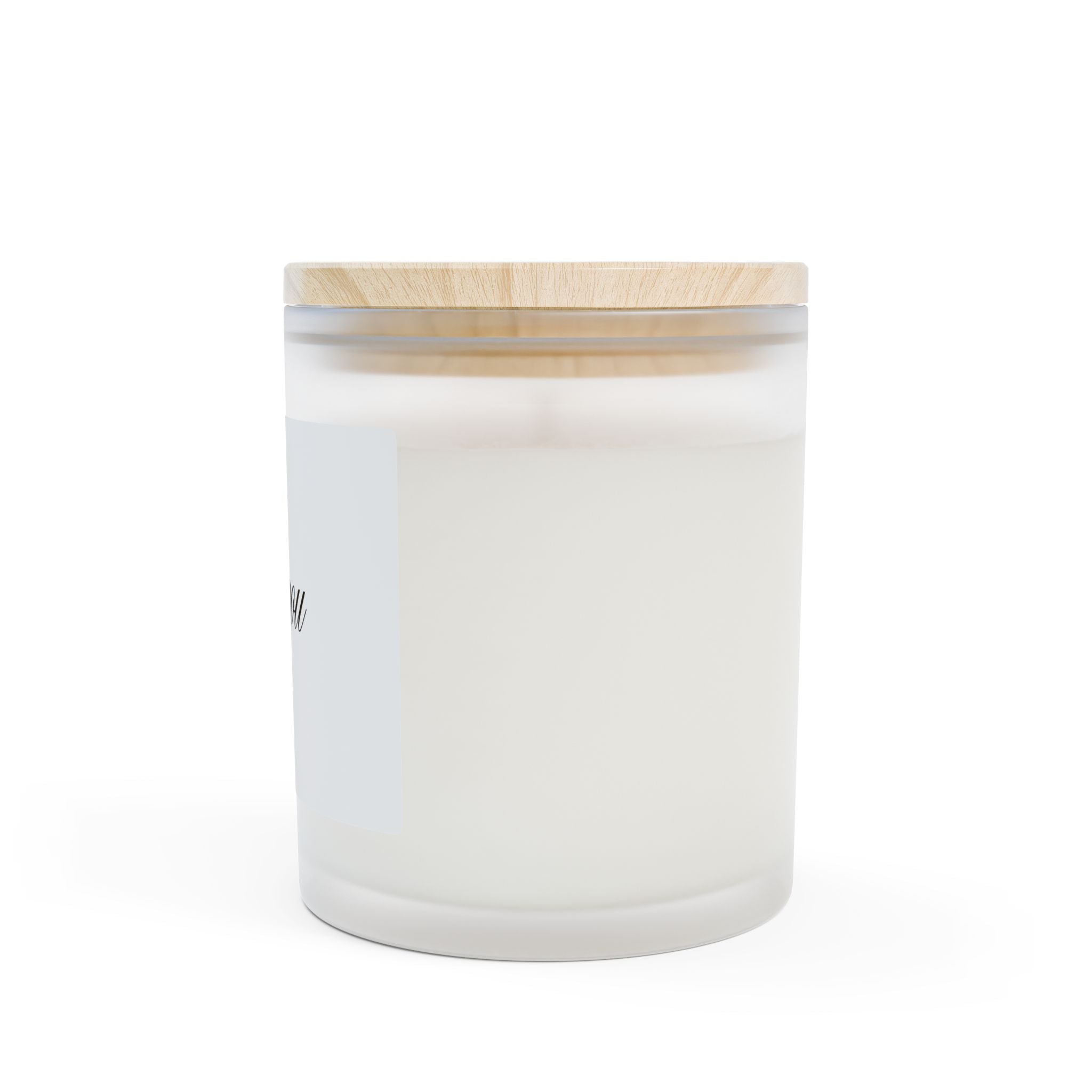Love You Frosted Glass Candle — 11oz Romantic Scented Gift