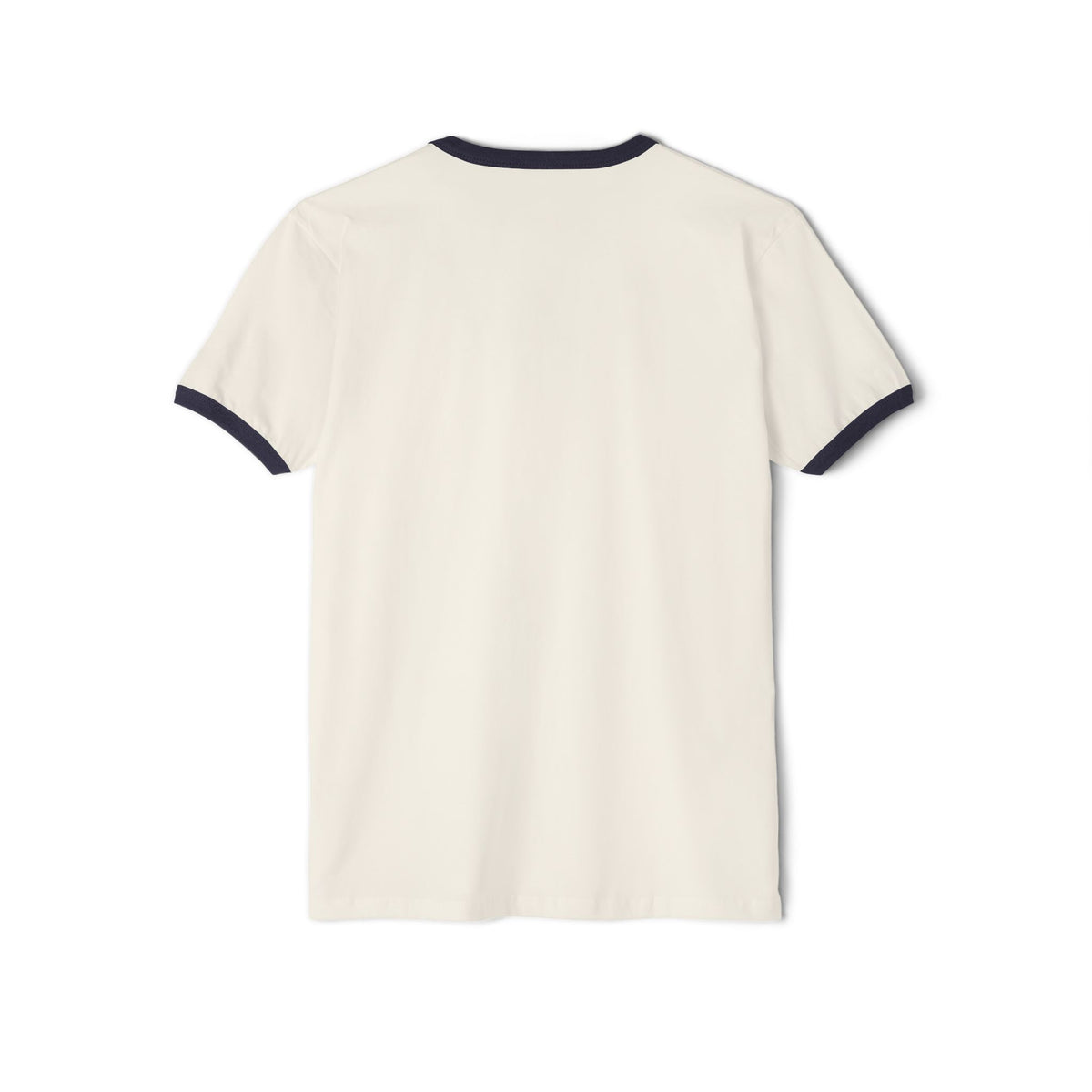Boys Lie Vintage-Stencil Ringer Tee — Playful Retro Graphic T-Shirt