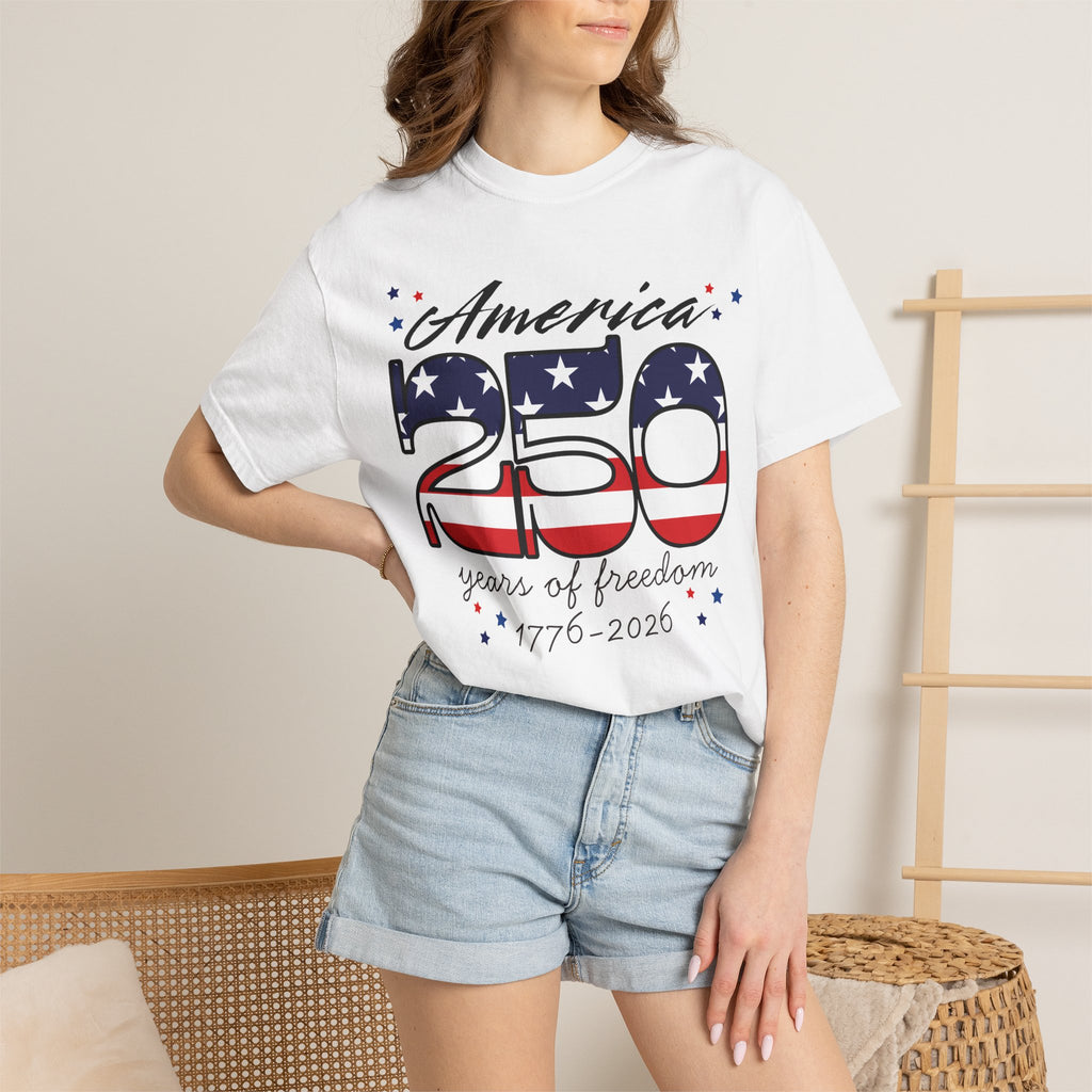 America 250 years of freedom T-Shirt | 1776-2026 American Flag Patriotic