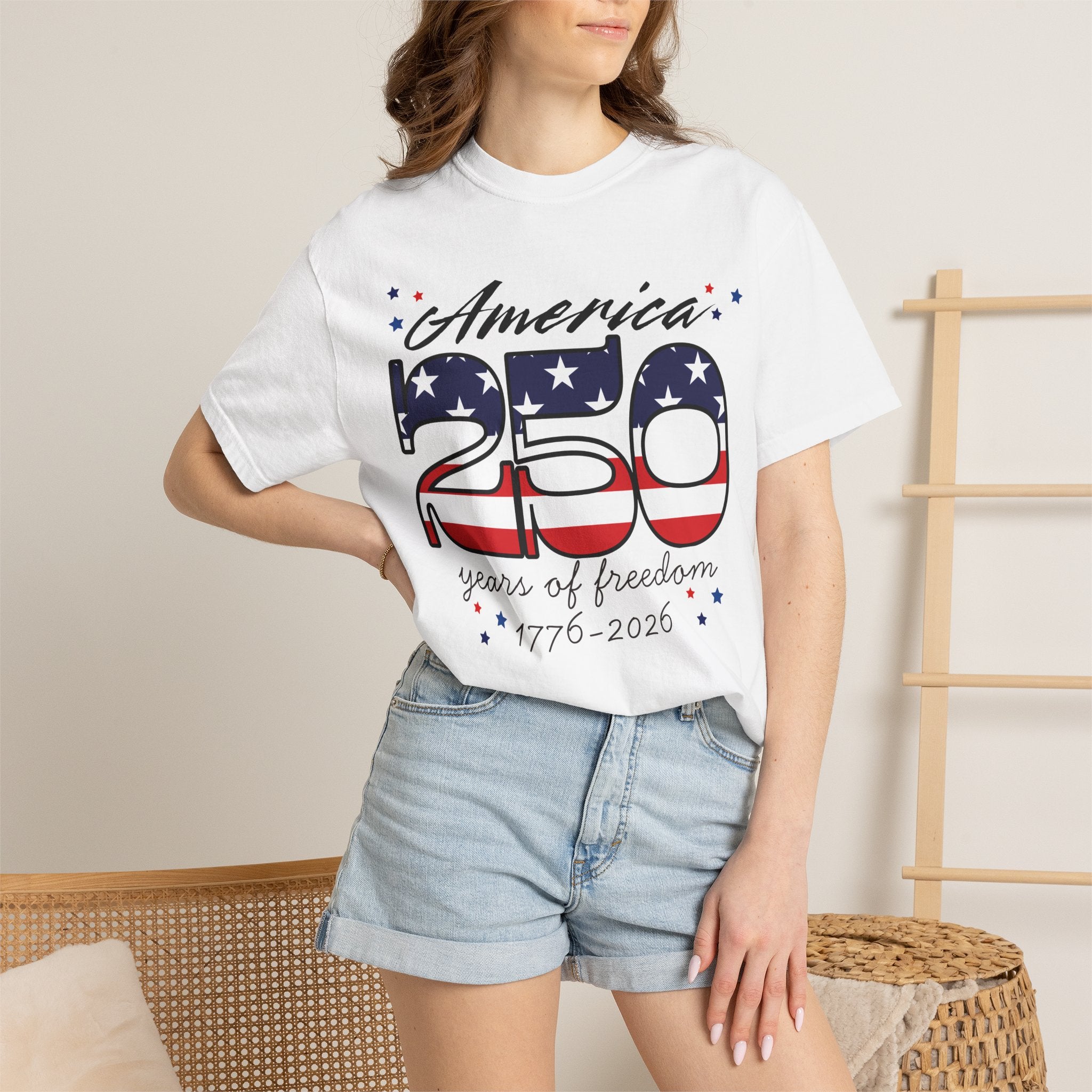America 250 years of freedom T-Shirt | 1776-2026 American Flag Patriotic