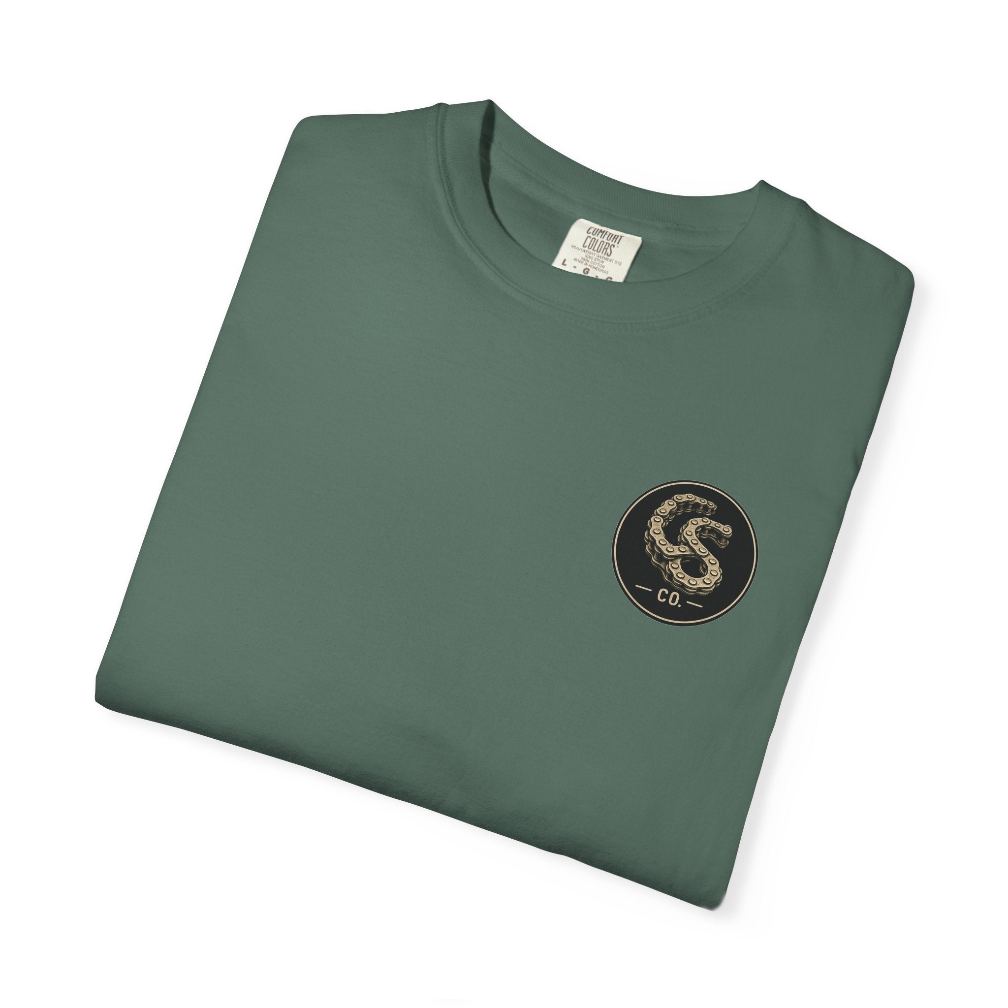 Alien Abduction Motorcycle T‑Shirt — Sci‑Fi Desert Rider Tee