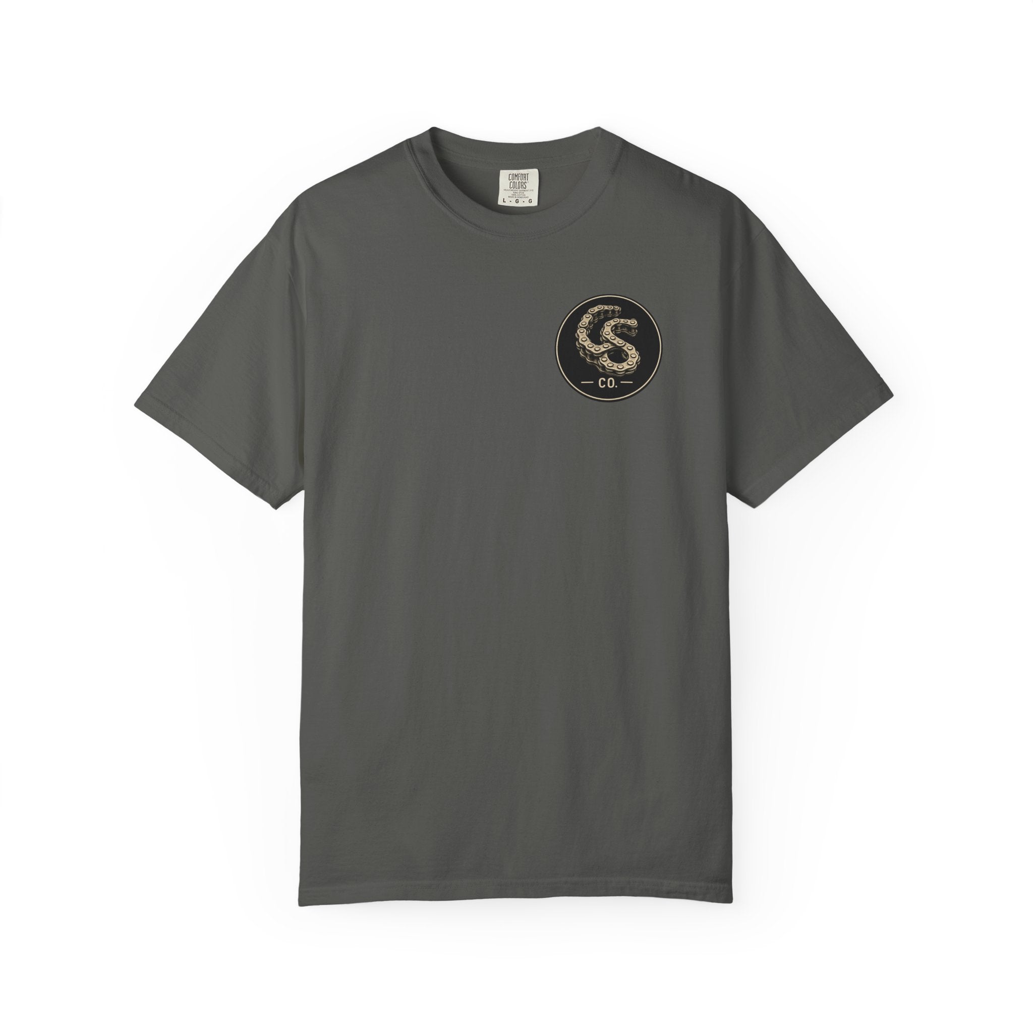 Collected Soul Chain Link Co. Vintage Bike Chain Logo T‑Shirt