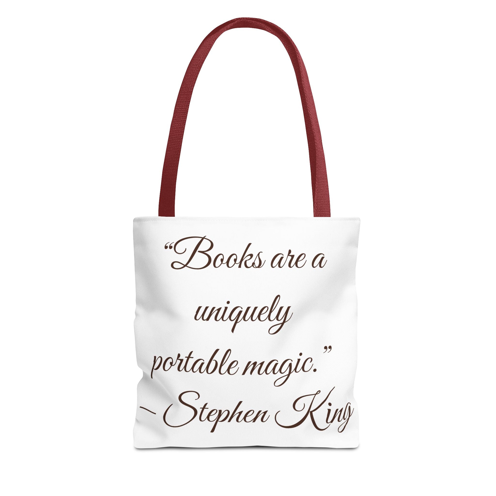 Pink Watercolor Book Tote Bag — Floral Literary Tote for Book Lovers