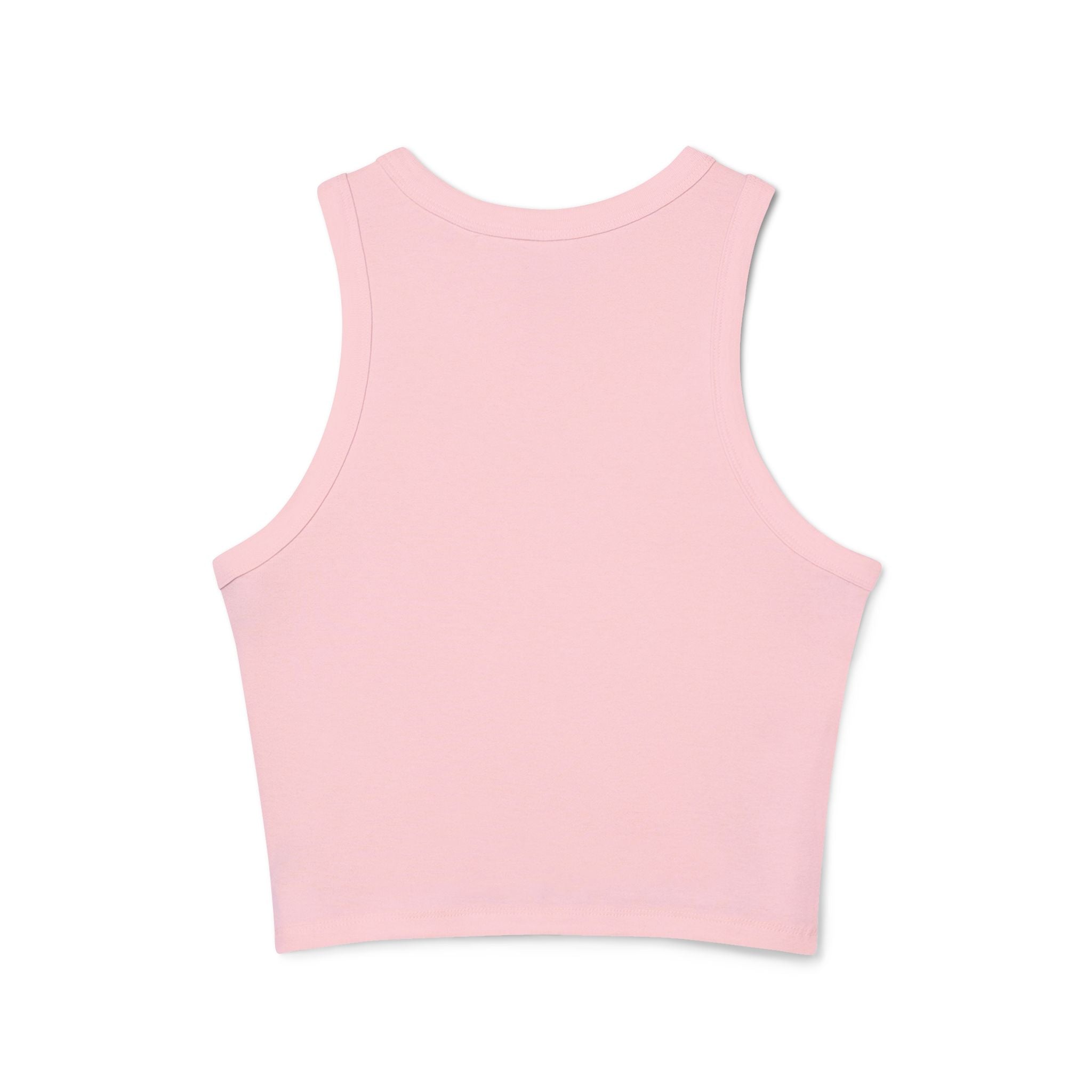 Find Me Where the Crowd is Less Racer Tank Top