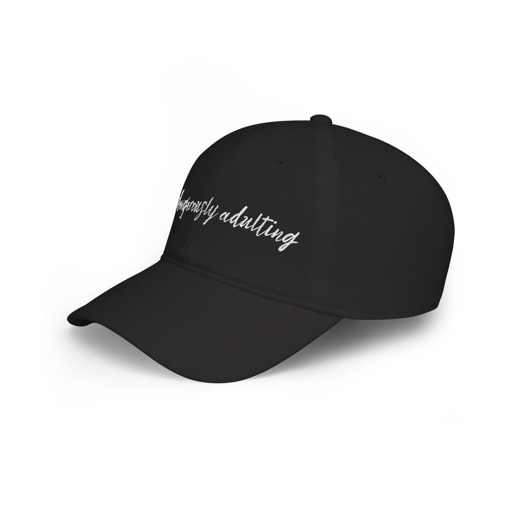 Dangerously Adulting Cap — Low-Profile Embroidered Baseball Hat