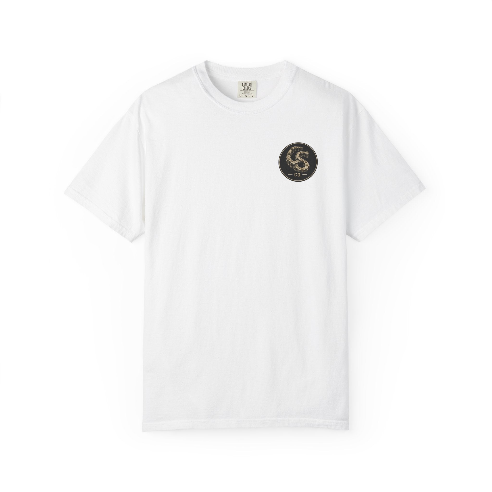 Alien Abduction Motorcycle T‑Shirt — Sci‑Fi Desert Rider Tee