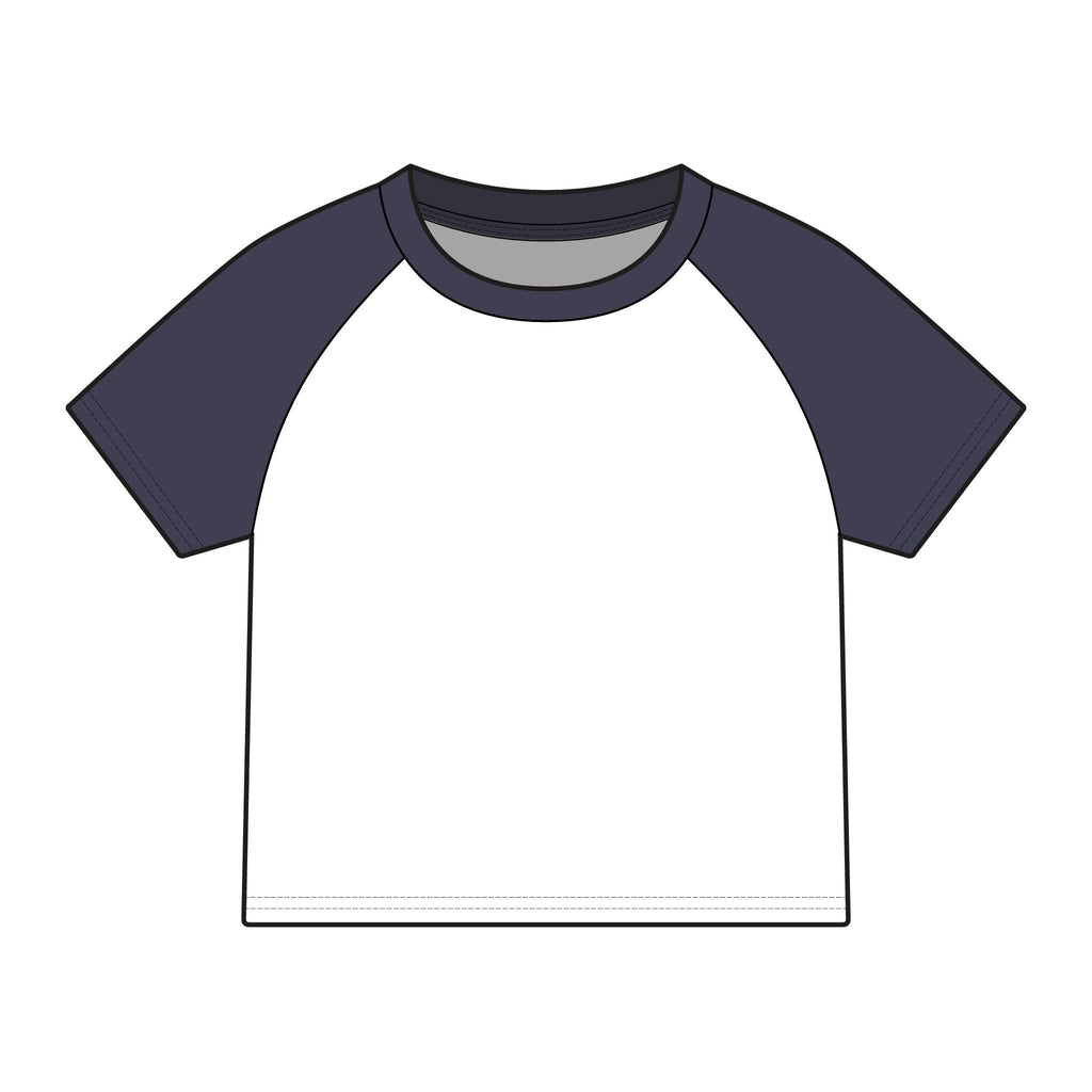 Overstimulated Raglan Baby Tee