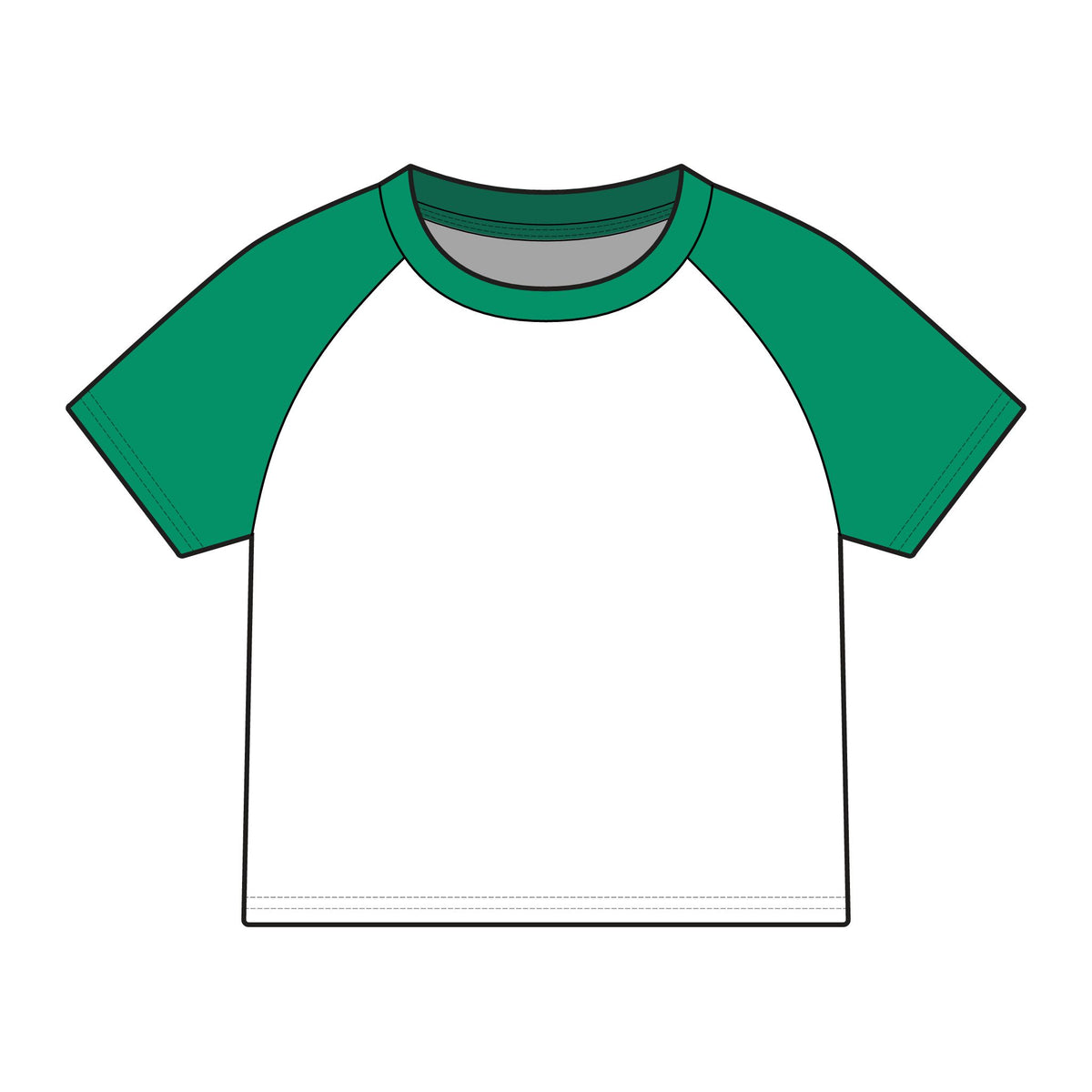 Overstimulated Raglan Baby Tee