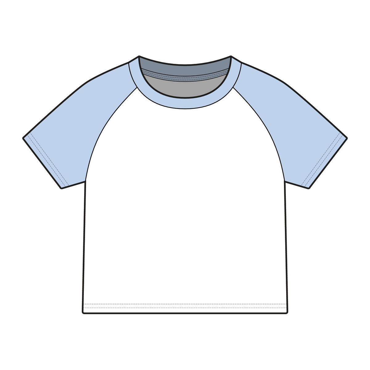 Overstimulated Raglan Baby Tee