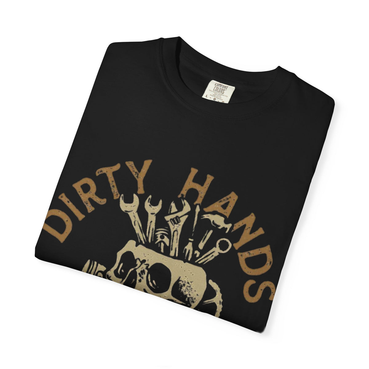 Dirty Hands, Clean Money Black Vintage Graphic Tee Shirt