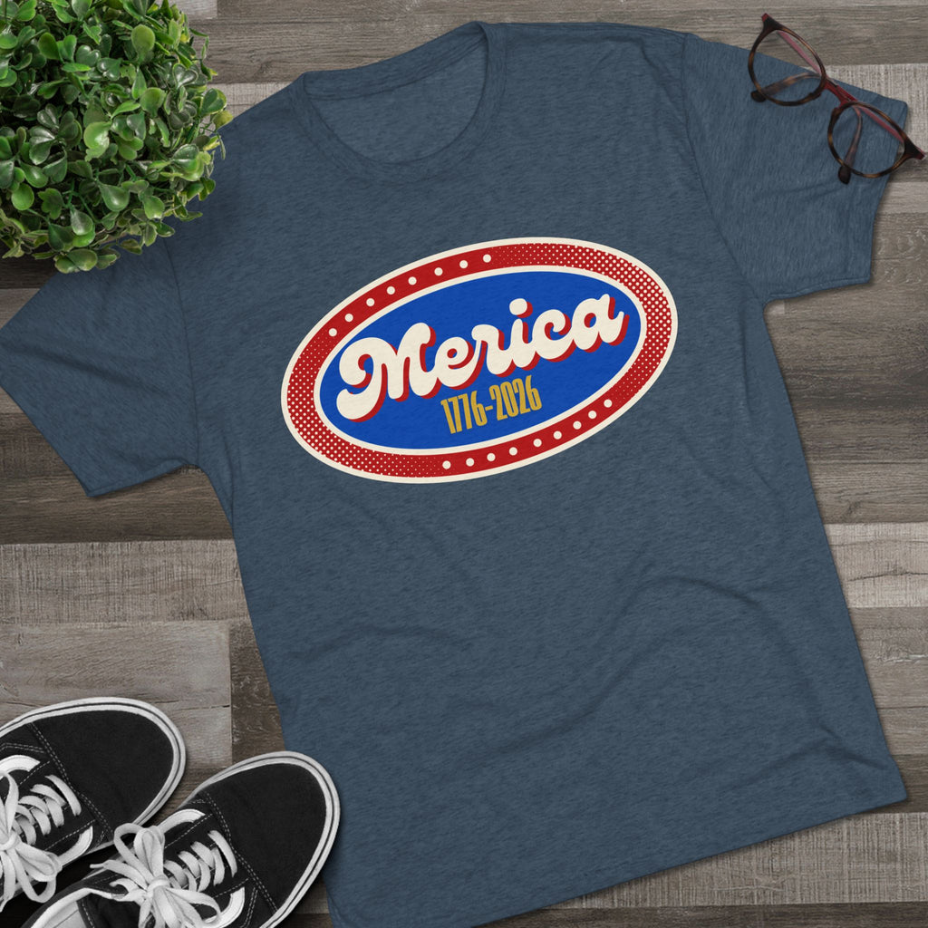 'Merica 1776-2026 Tee — Vintage Patriotic Fourth of July Shirt