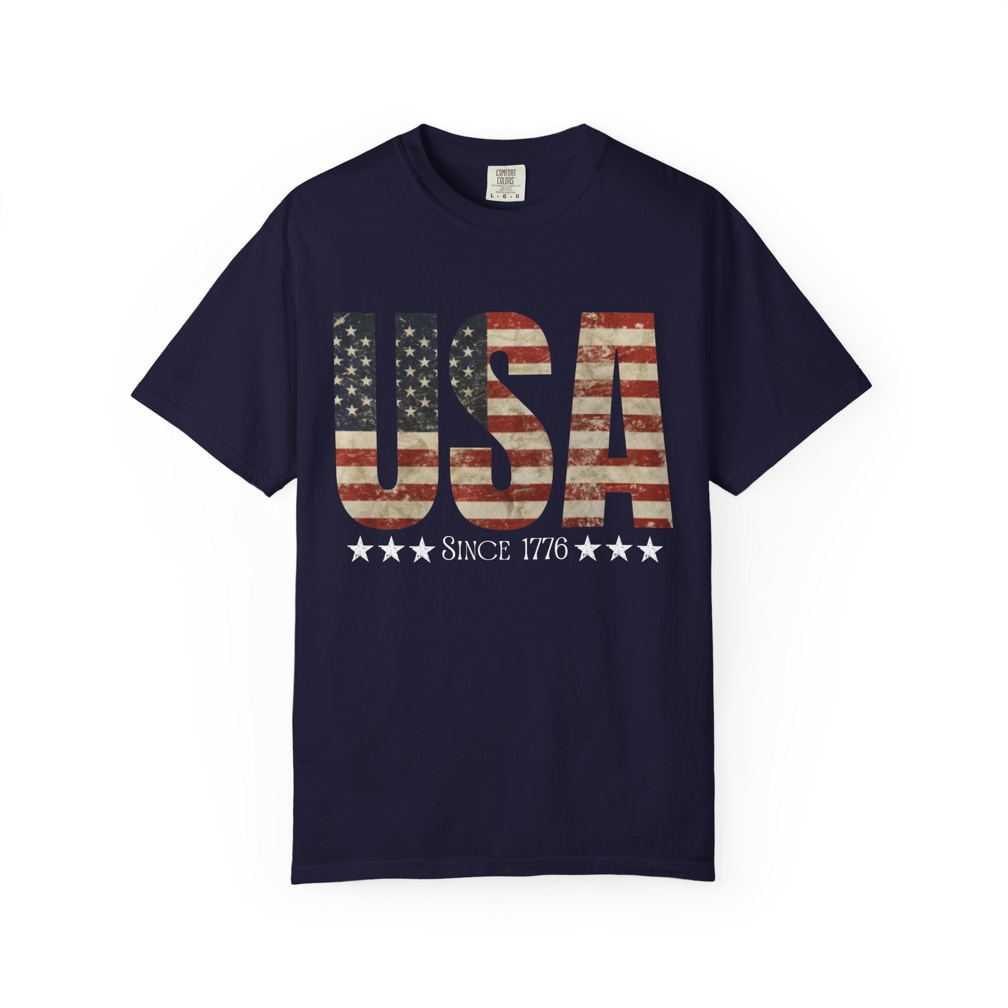 USA Since 1776 Vintage Flag T-Shirt