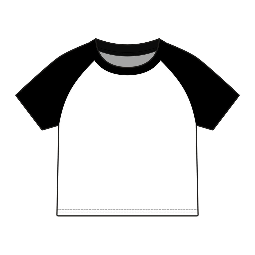 Overstimulated Raglan Baby Tee