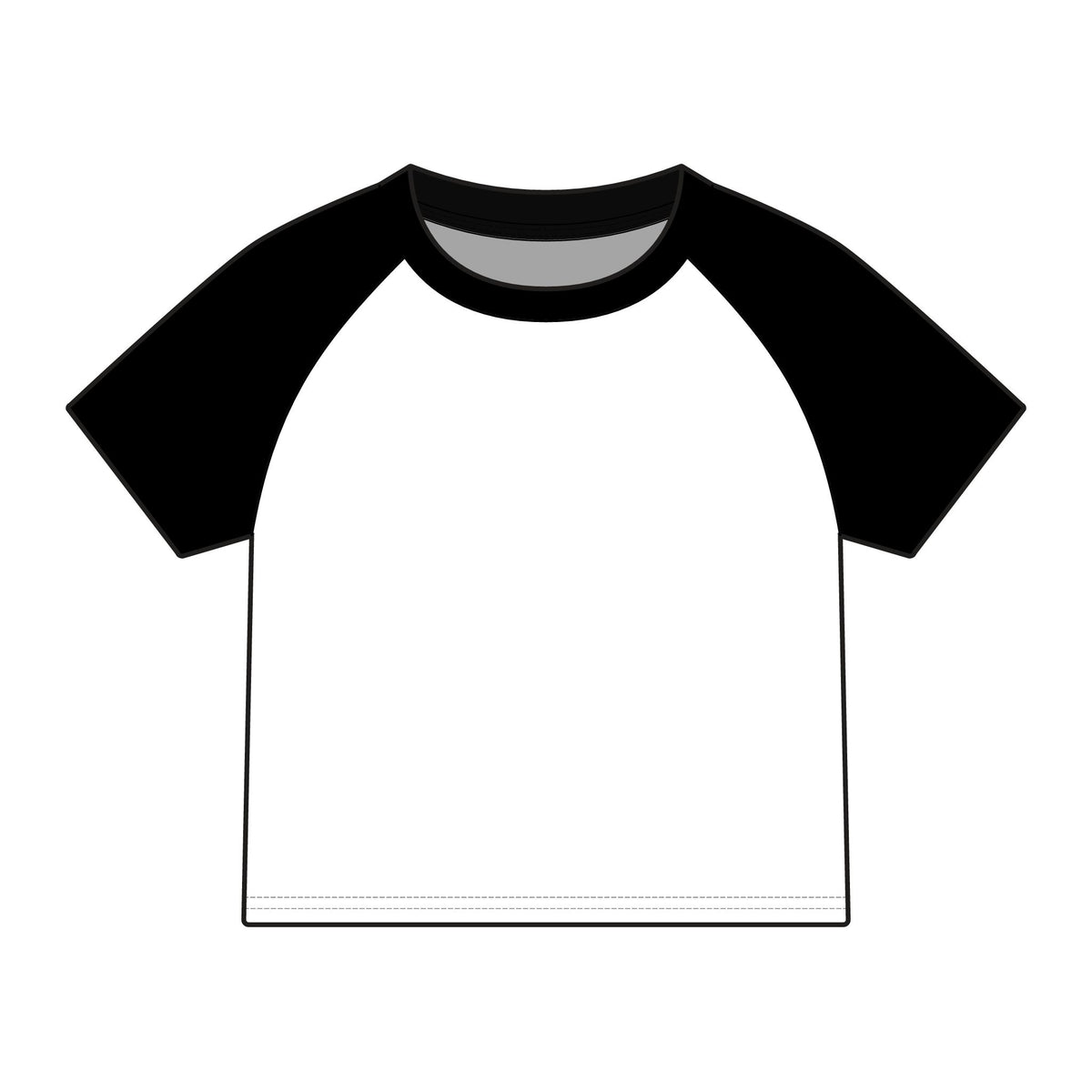 Overstimulated Raglan Baby Tee