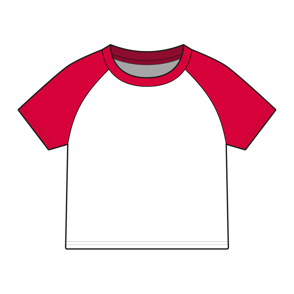 Overstimulated Raglan Baby Tee