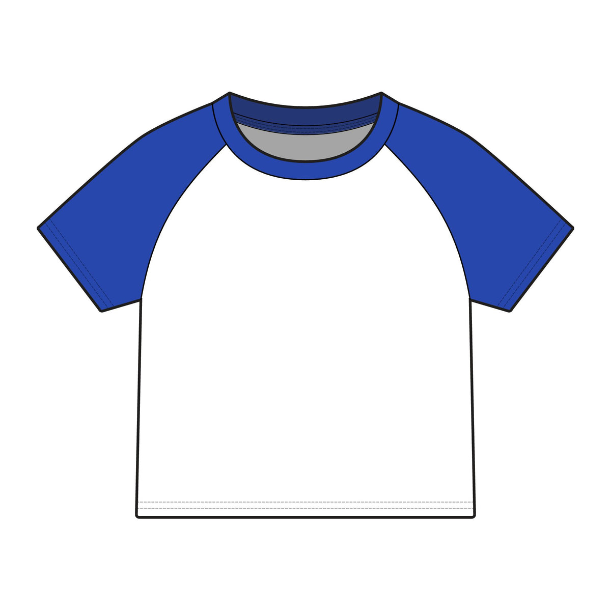 Overstimulated Raglan Baby Tee