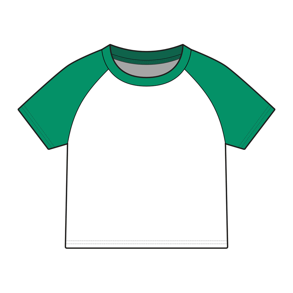 Overstimulated Raglan Baby Tee