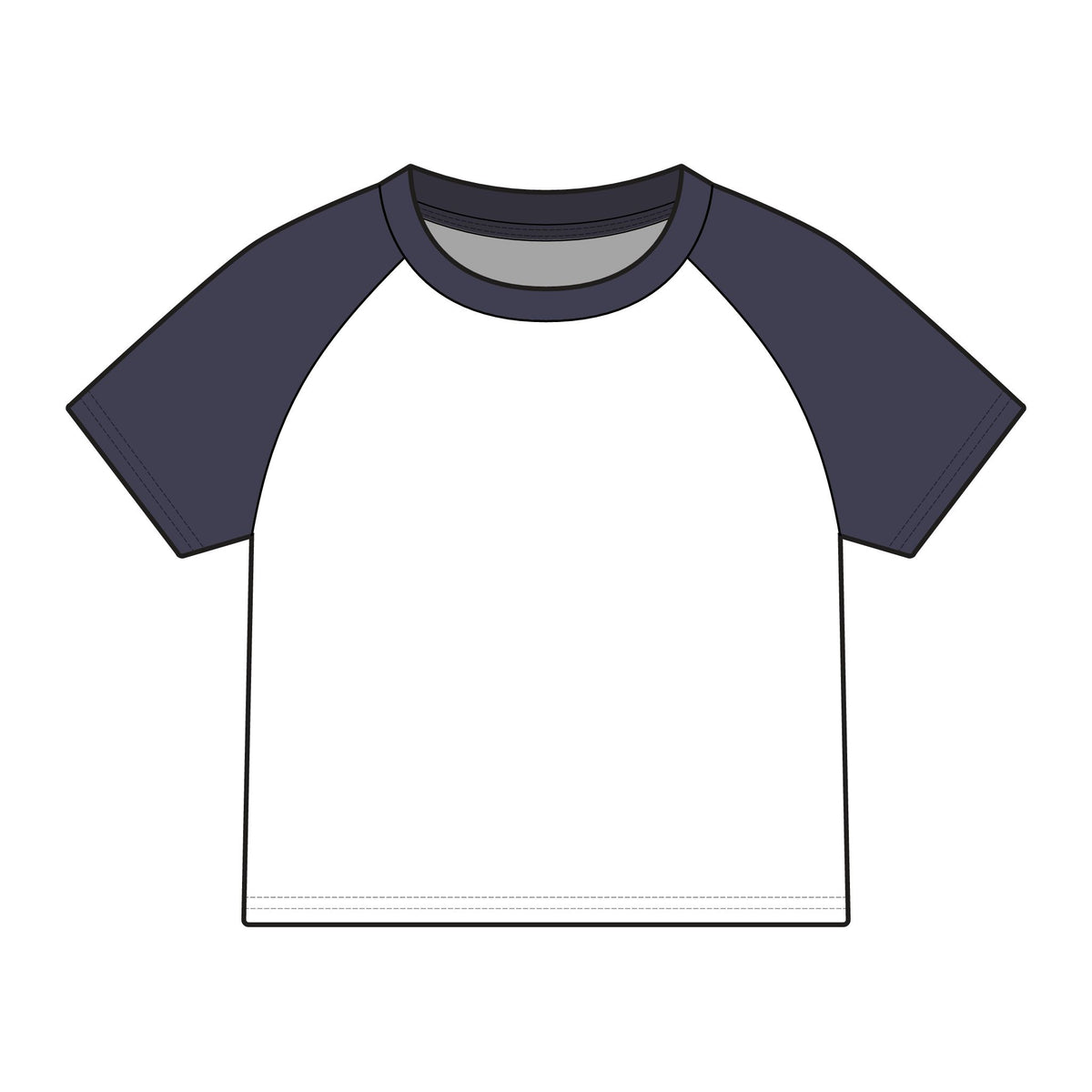 Overstimulated Raglan Baby Tee