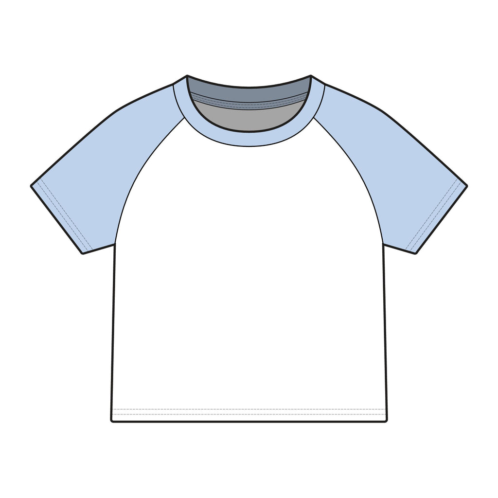 Overstimulated Raglan Baby Tee