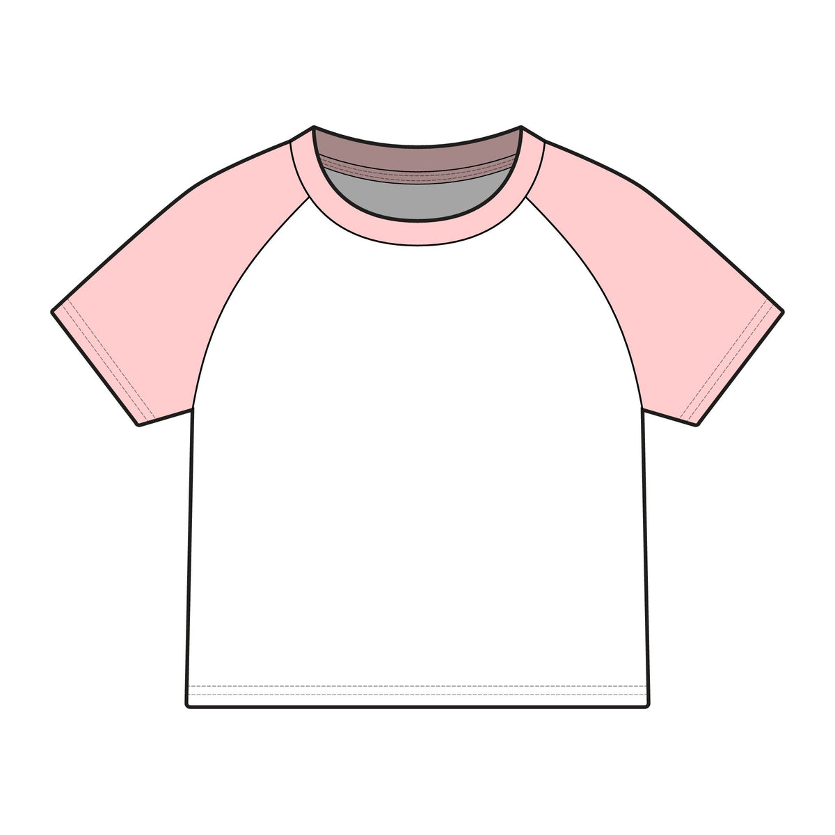 Overstimulated Raglan Baby Tee