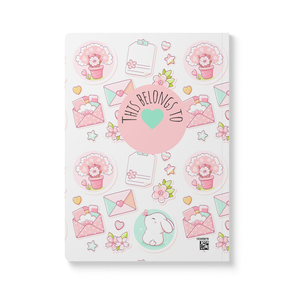 Cute Pastel First Grade Journal — "My First Grade Adventures" Softcover Notebook