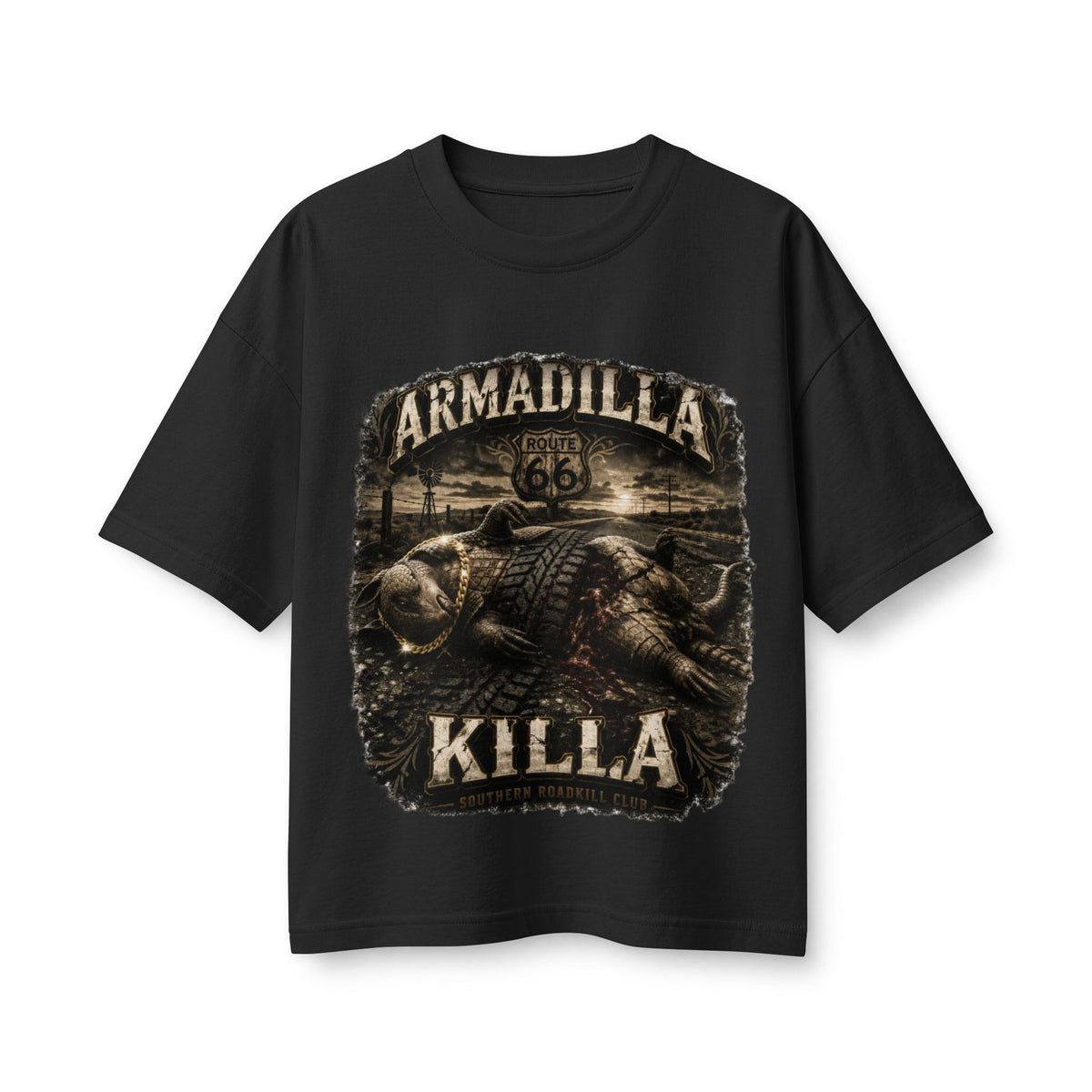 Armadilla Killa Women’s Boxy Crop Tee | Route 66