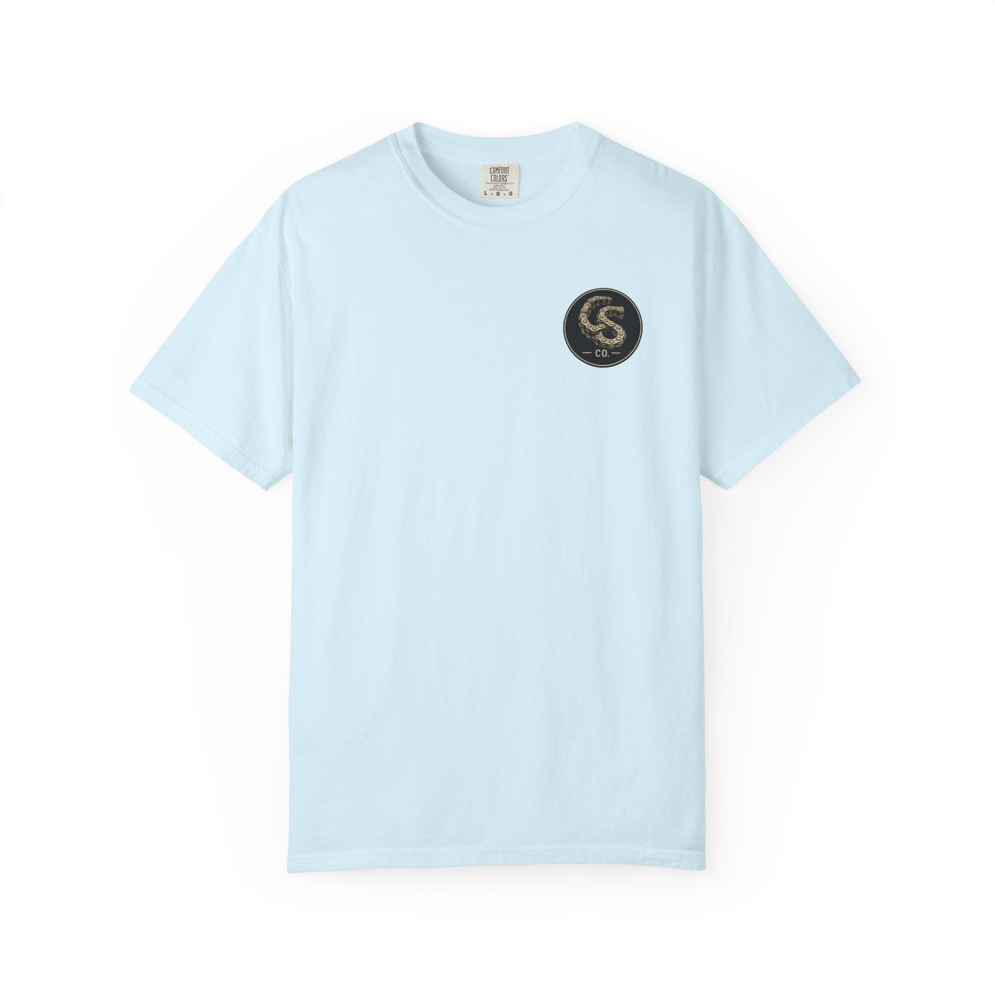 Alien Abduction Motorcycle T‑Shirt — Sci‑Fi Desert Rider Tee