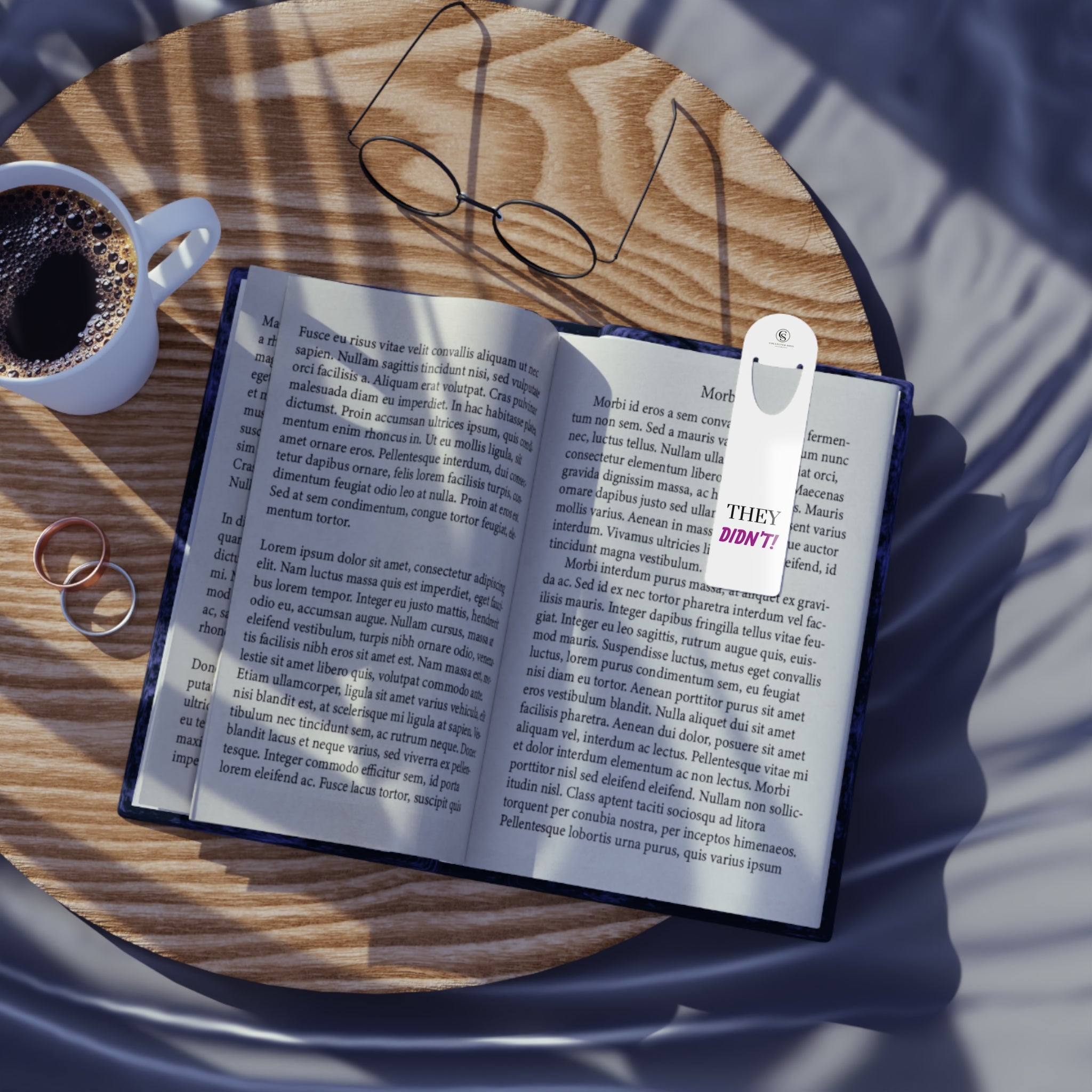 They DIDN'T! — Metal Bookmark
