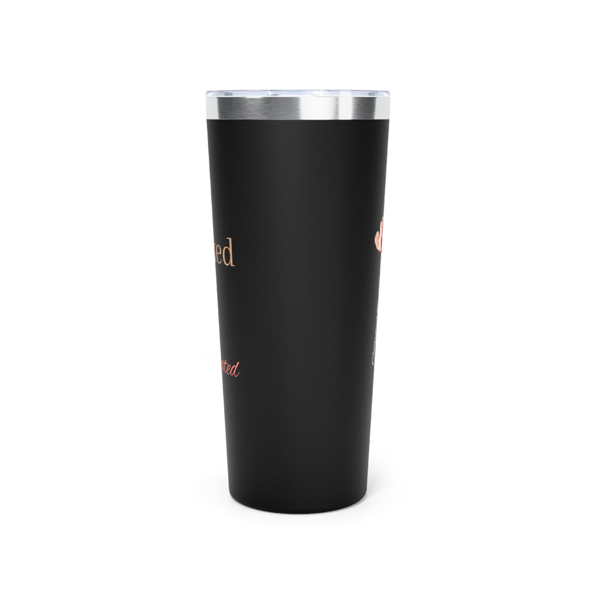 22oz Copper Insulated Tumbler - Bold, Upgraded & Caffeinated (Black)