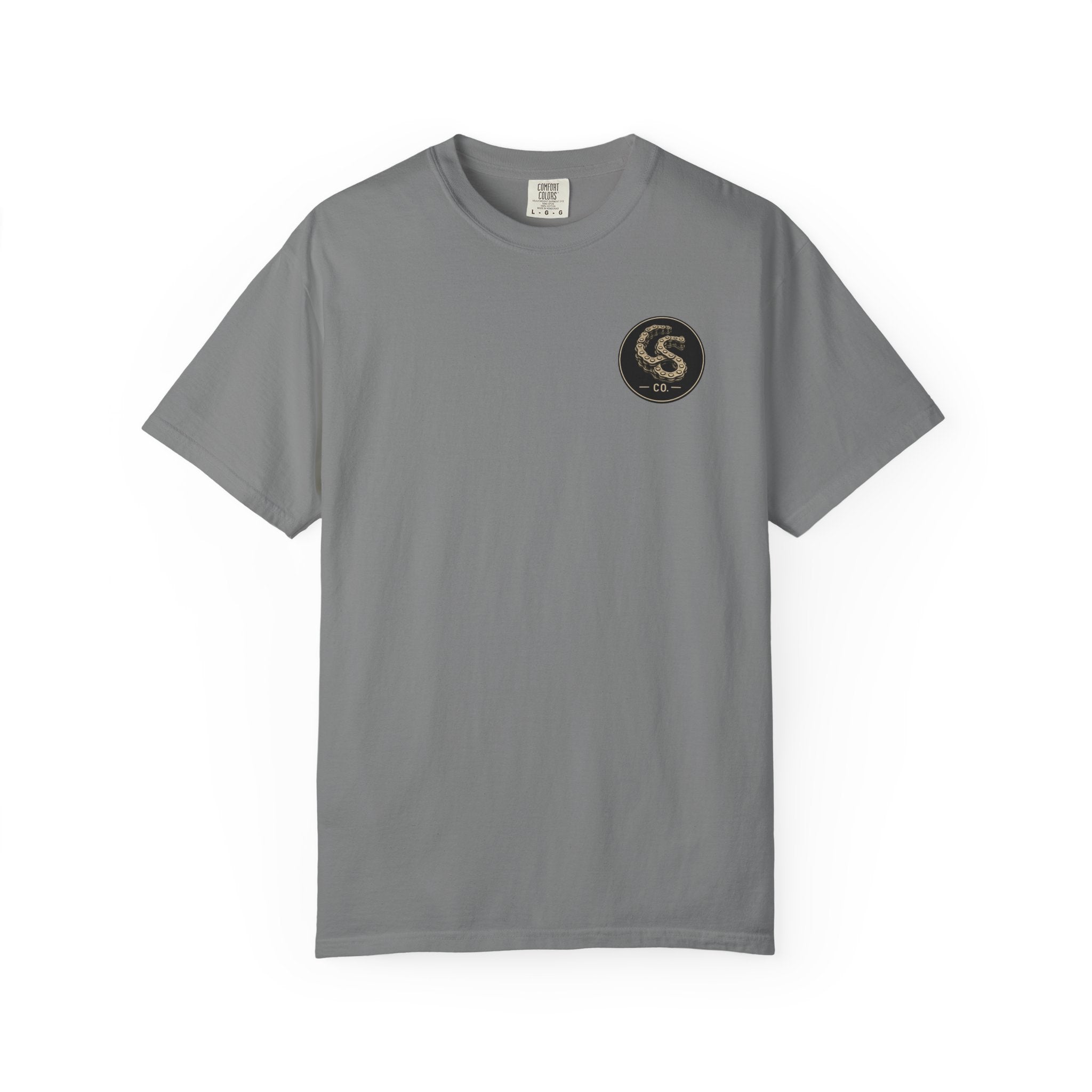 Alien Abduction Motorcycle T‑Shirt — Sci‑Fi Desert Rider Tee