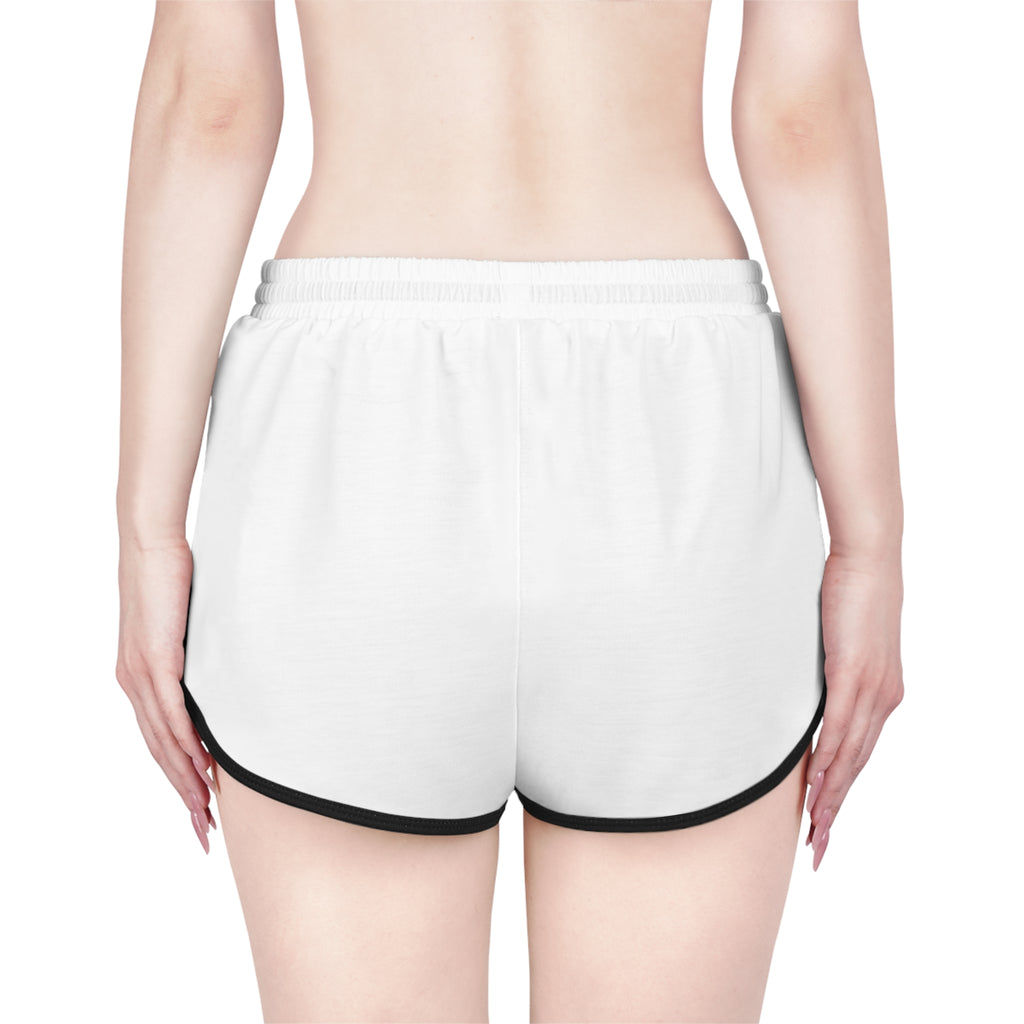 Personalized Bride Relaxed Shorts — White Bridal Party Lounge Shorts