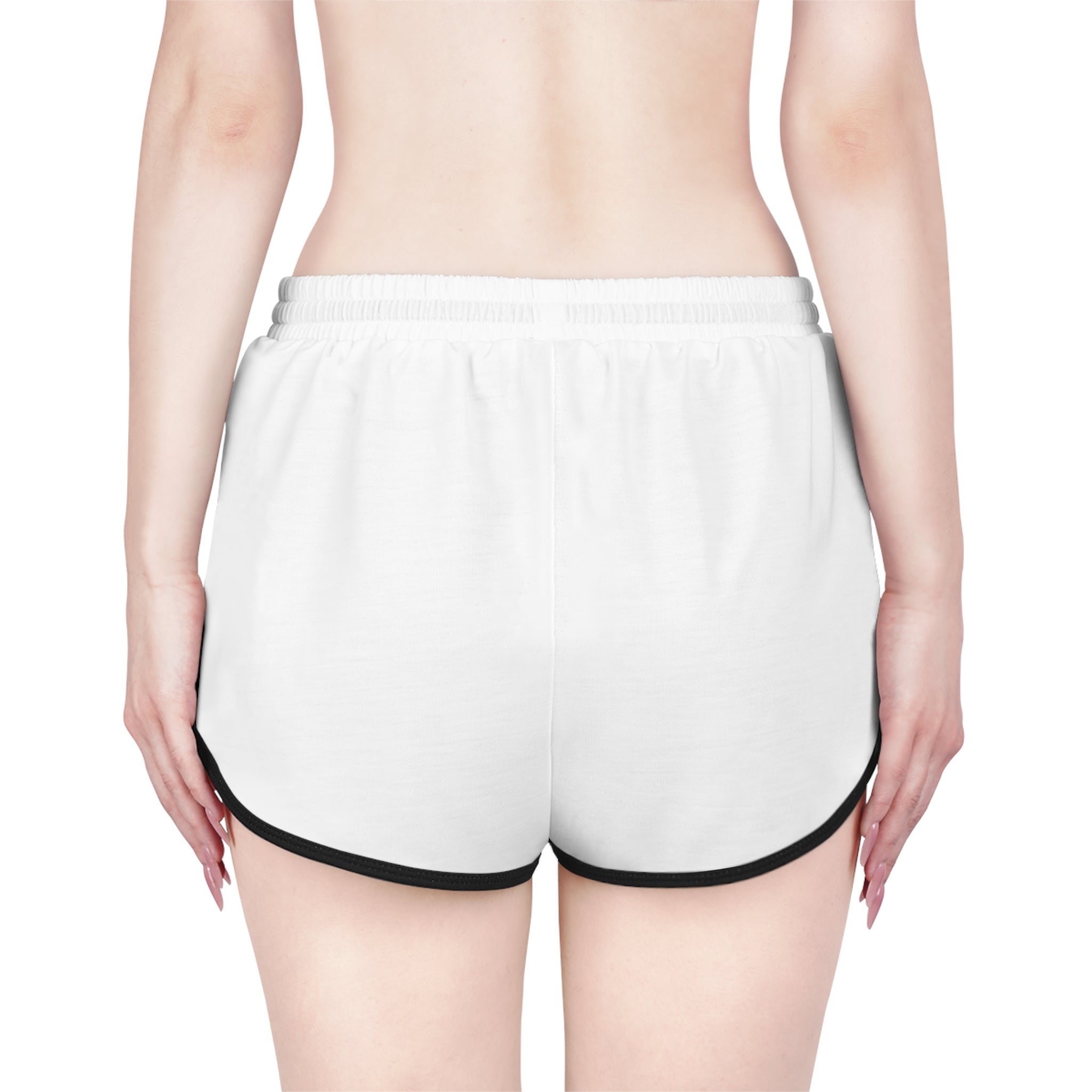 Personalized Bride Relaxed Shorts — White Bridal Party Lounge Shorts