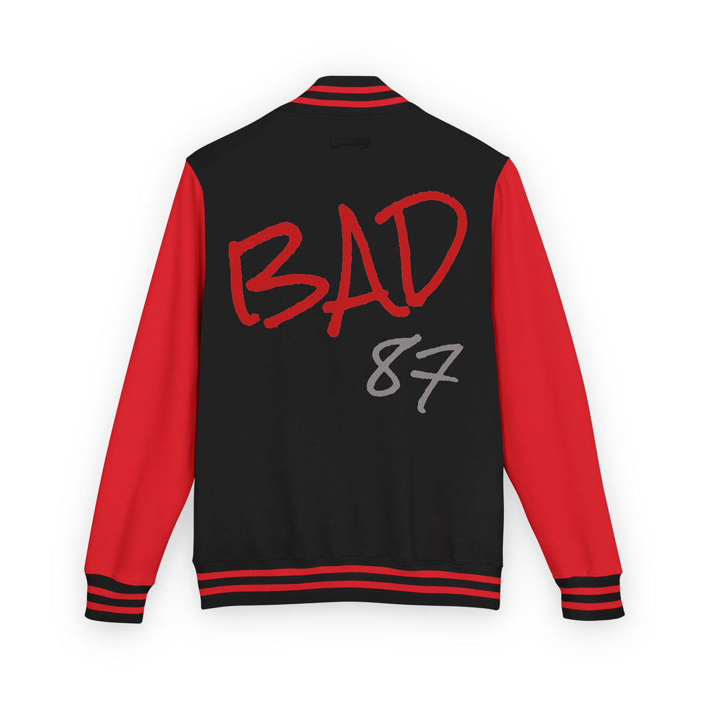 BAD 87 Varsity Letterman Jacket | MJ-Inspired Streetwear Bomber