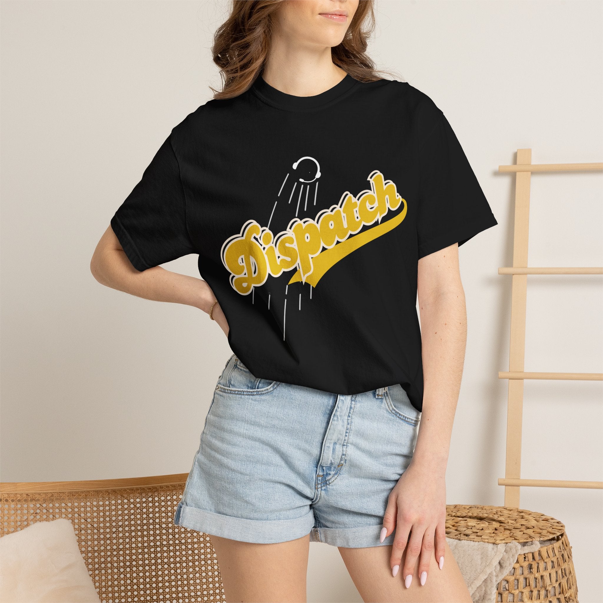 Dispatcher Team Spirit Baseball Tee — Nostalgic Vintage-Style Dispatch T-Shirt