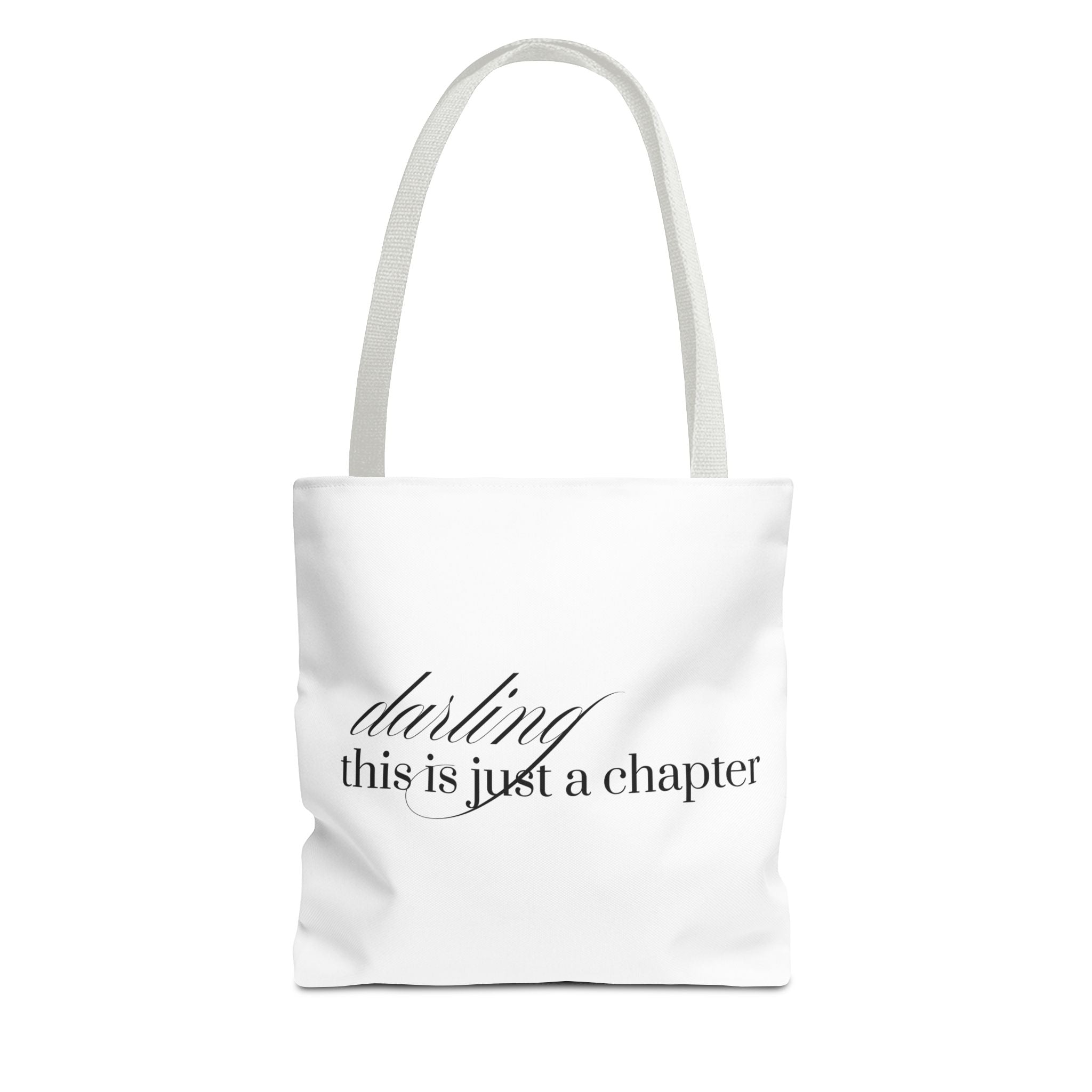 Darling, This Is Just a Chapter — Inspirational Canvas Tote Bag
