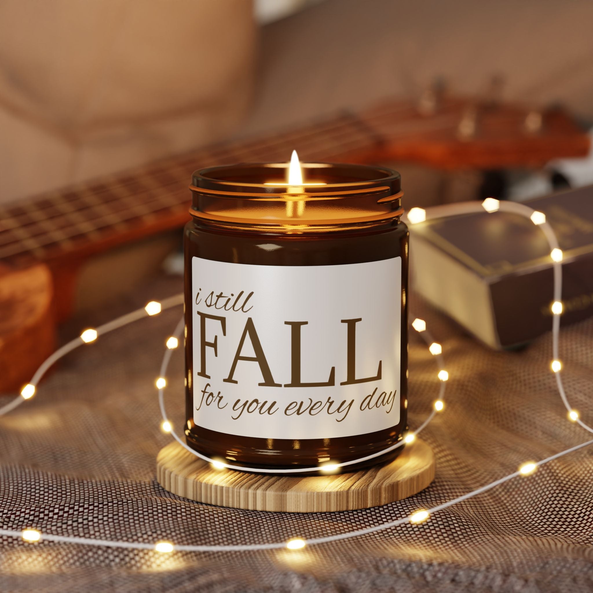 I Still Fall For You Every Day Candle | Amber Jar Soy Candle