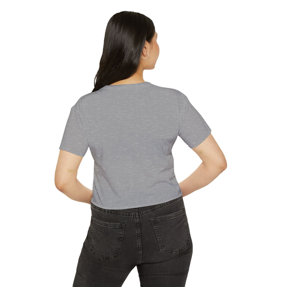 Crop Top — "Just a Little Anxious" Funny Mental Health Festival Shirt