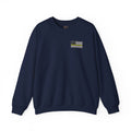 Crewneck Sweatshirt - Thin Yellow Line American Flag Design (Back & Chest)