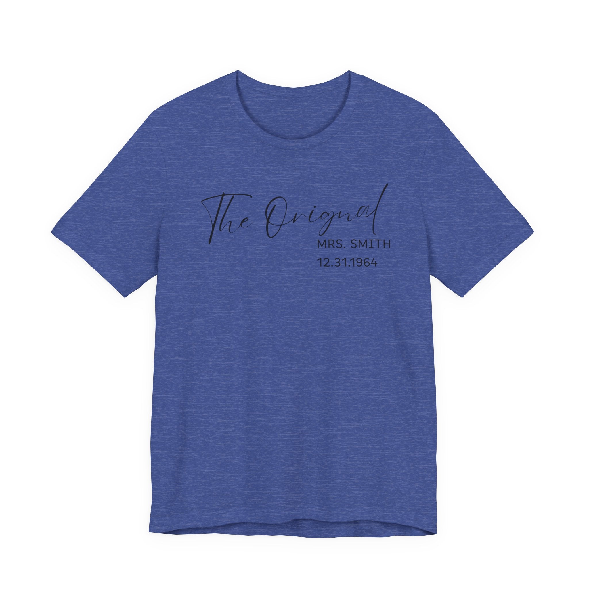 The O.G. Mrs. Script Bridal T-Shirt — Personalized Mrs. Tee