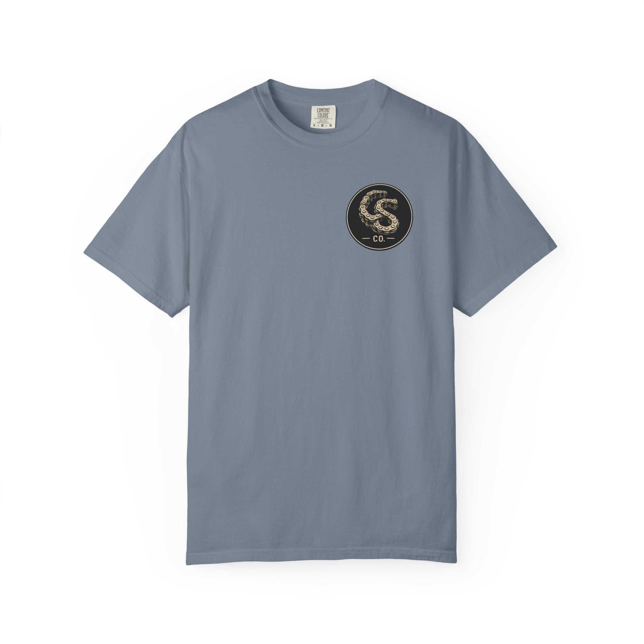 Collected Soul Chain Link Co. Vintage Bike Chain Logo T‑Shirt