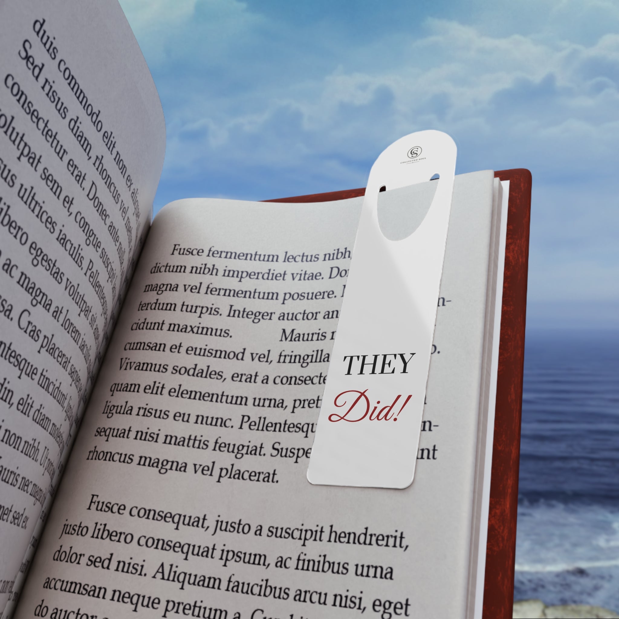 They Did! — Metal Bookmark